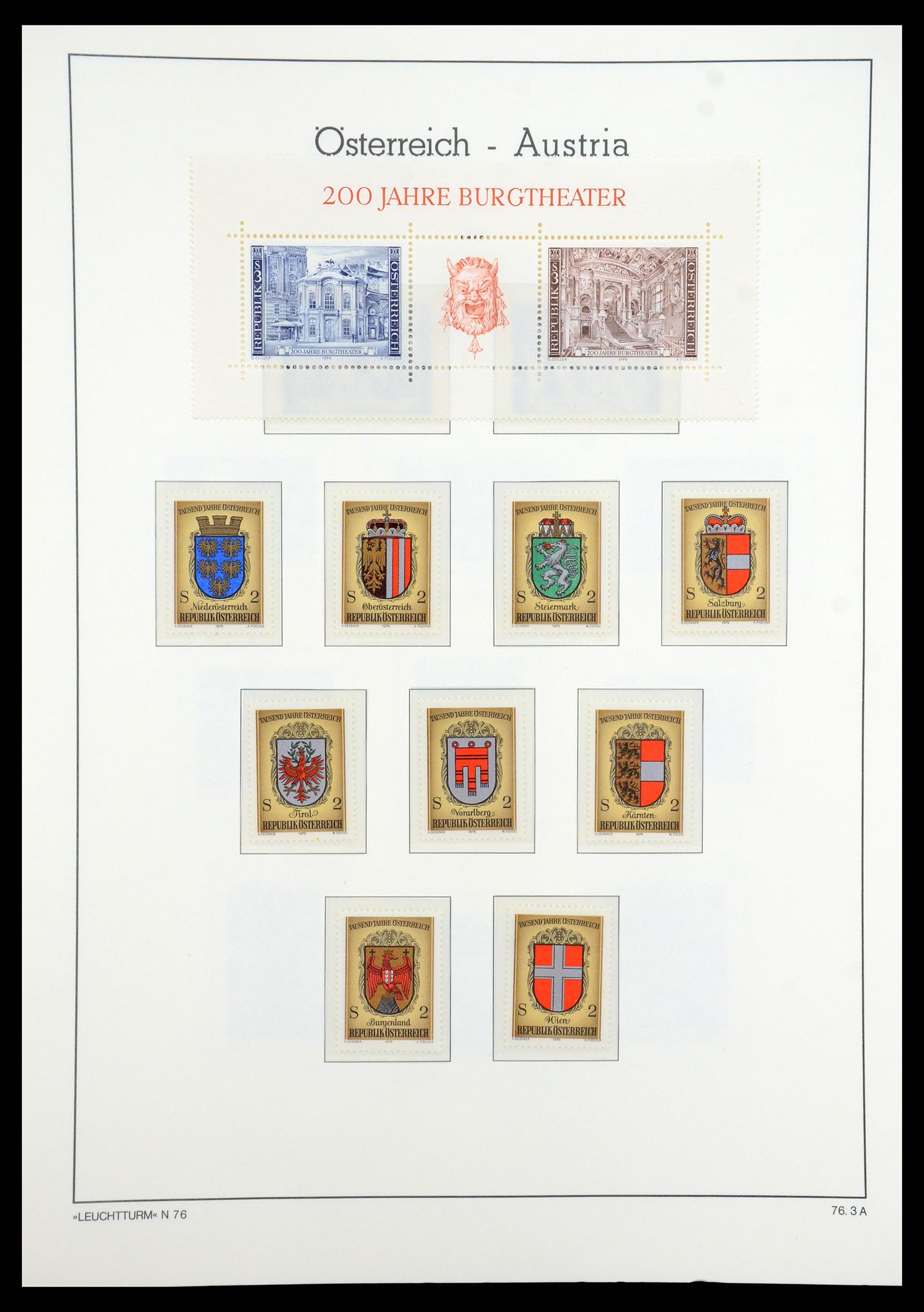 35211 090 - Postzegelverzameling 35211 Oostenrijk 1945-1978.