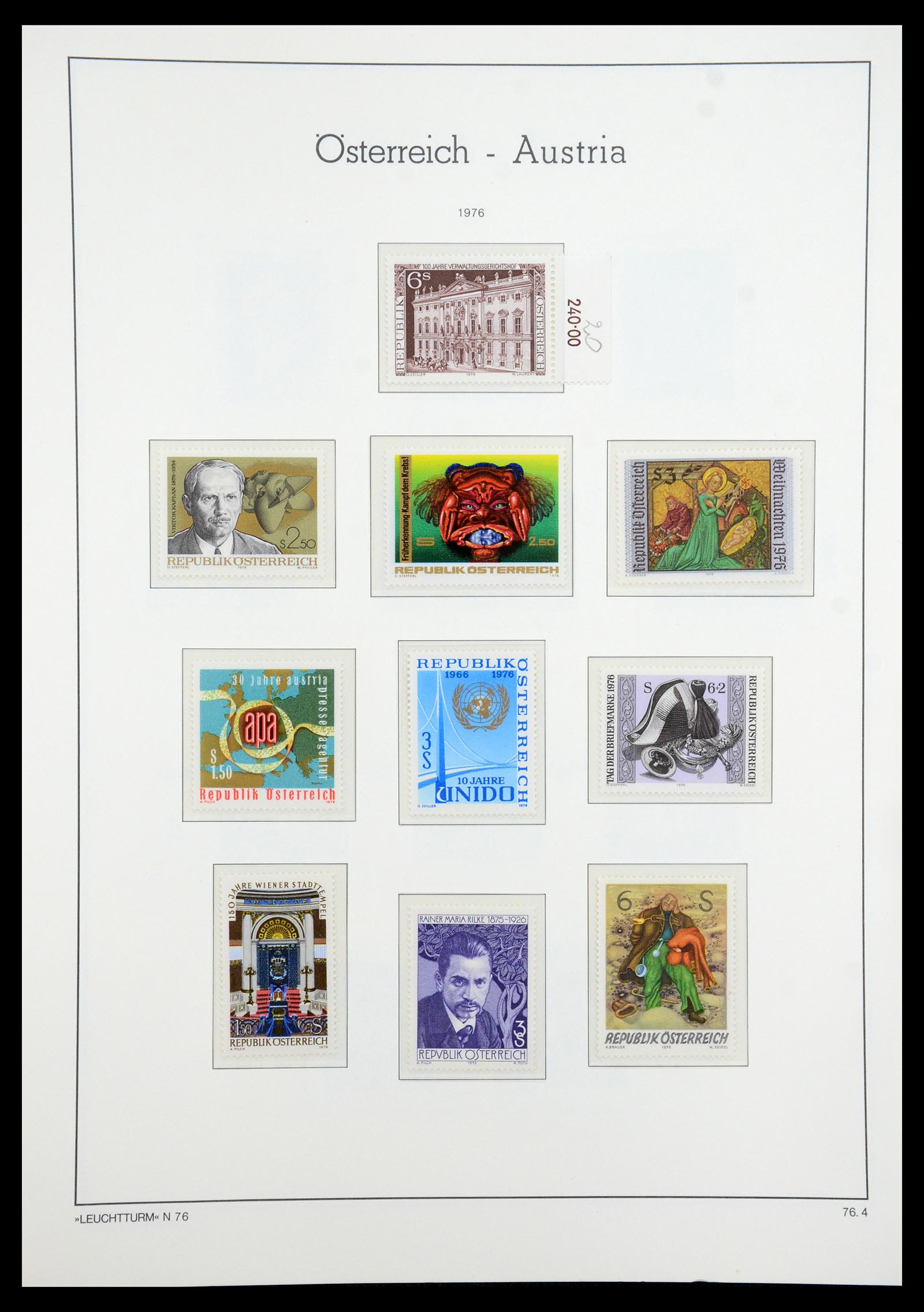 35211 091 - Postzegelverzameling 35211 Oostenrijk 1945-1978.
