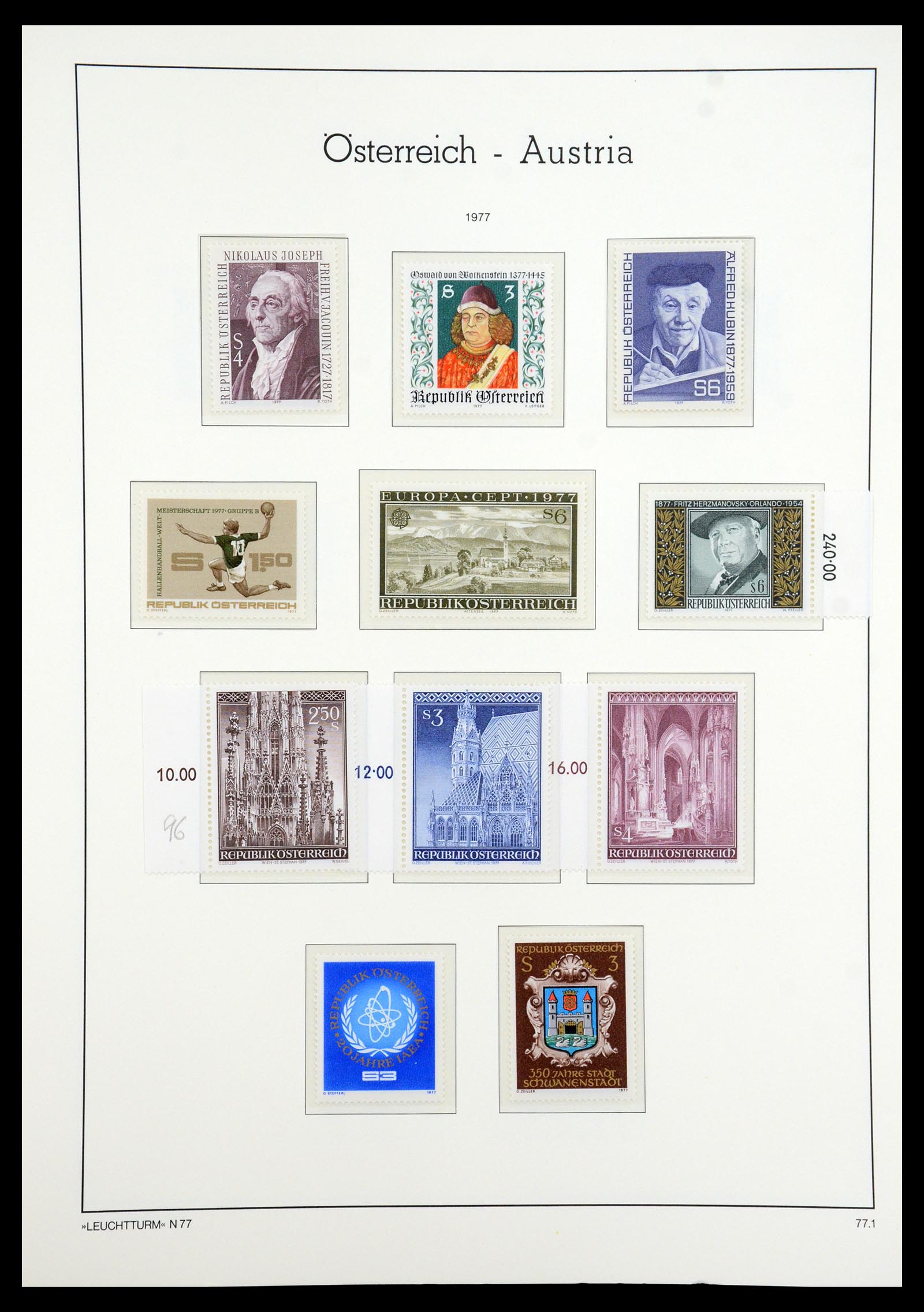 35211 092 - Postzegelverzameling 35211 Oostenrijk 1945-1978.