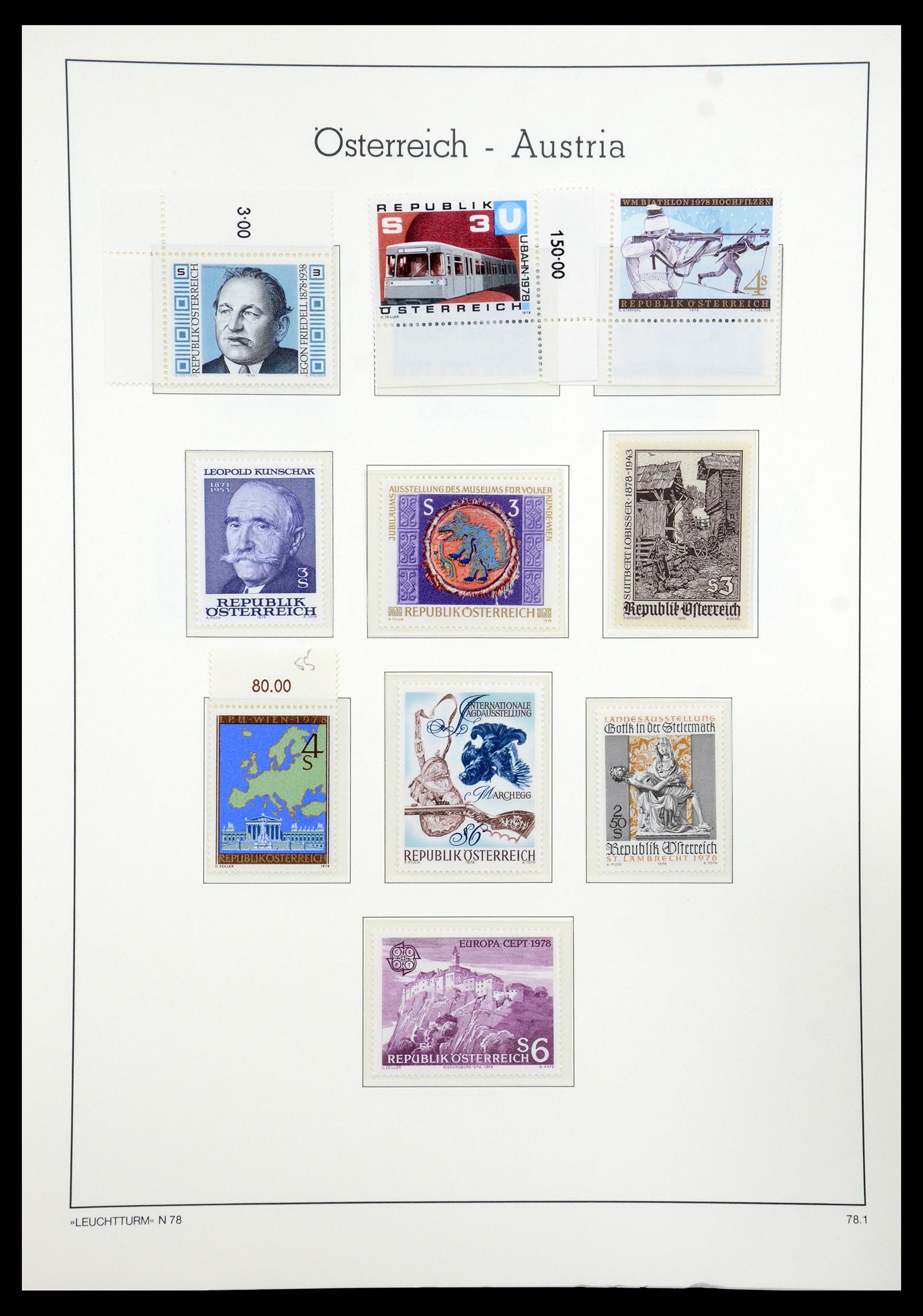 35211 094 - Stamp Collection 35211 Austria 1945-1978.