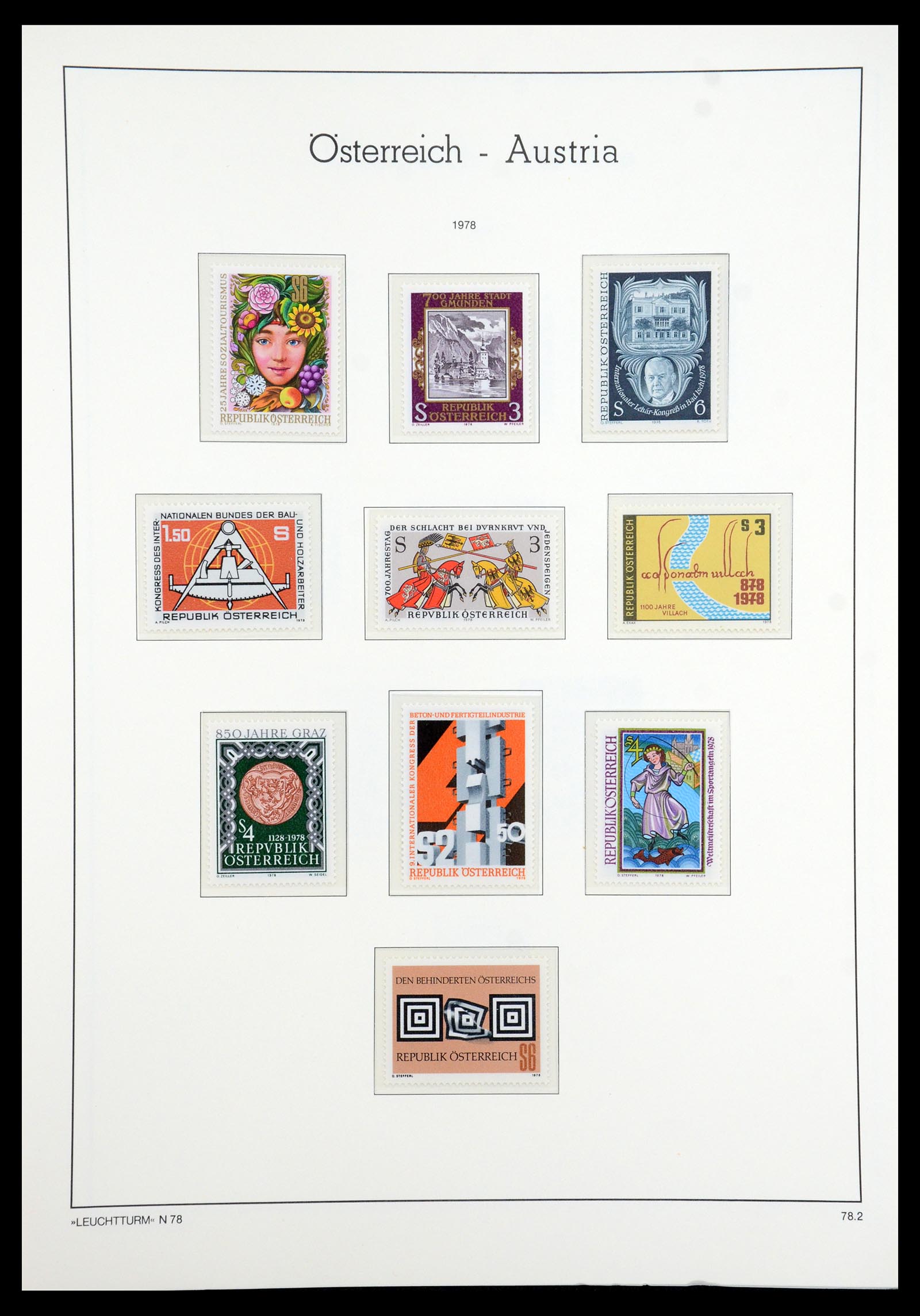 35211 095 - Postzegelverzameling 35211 Oostenrijk 1945-1978.