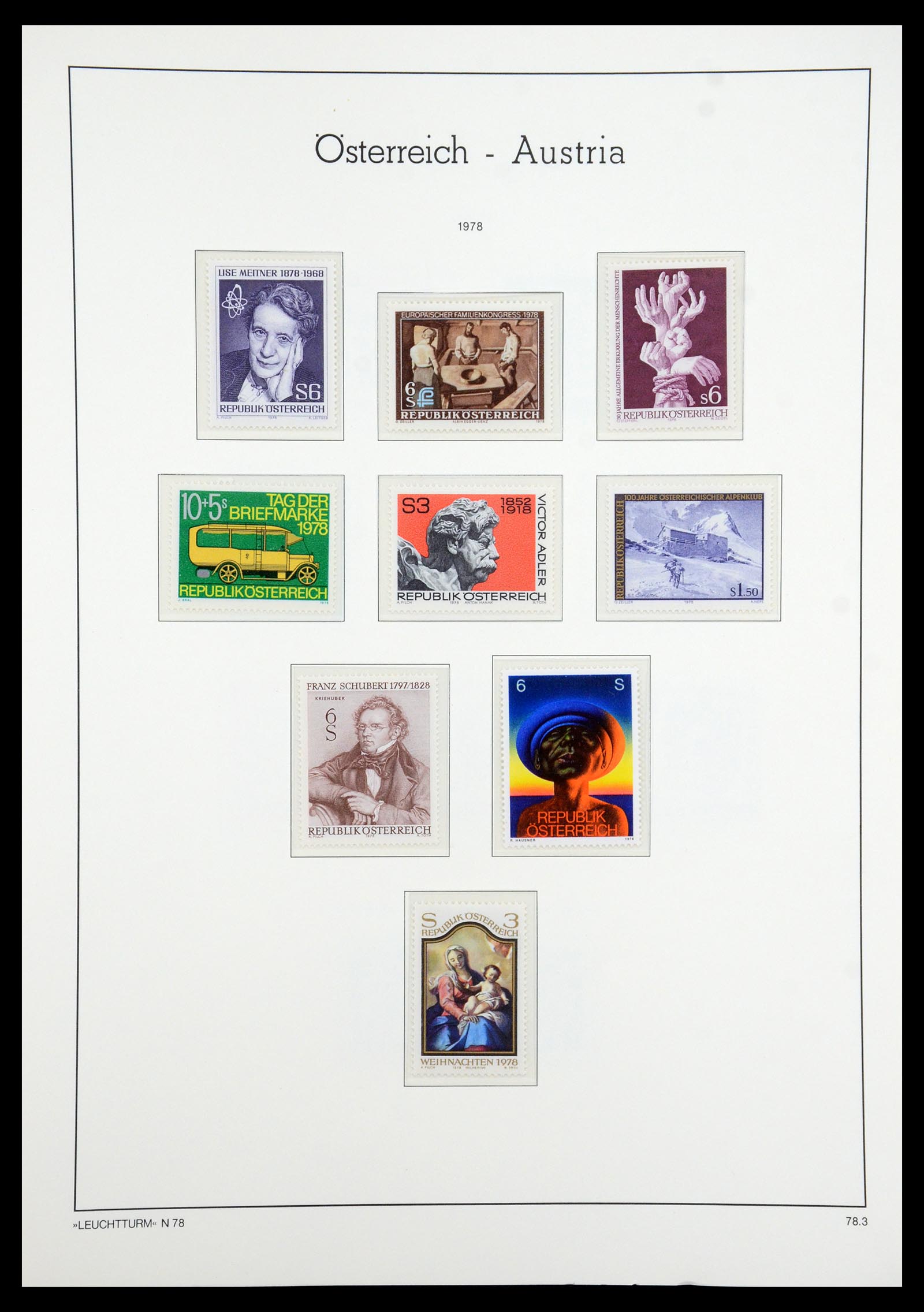 35211 096 - Postzegelverzameling 35211 Oostenrijk 1945-1978.