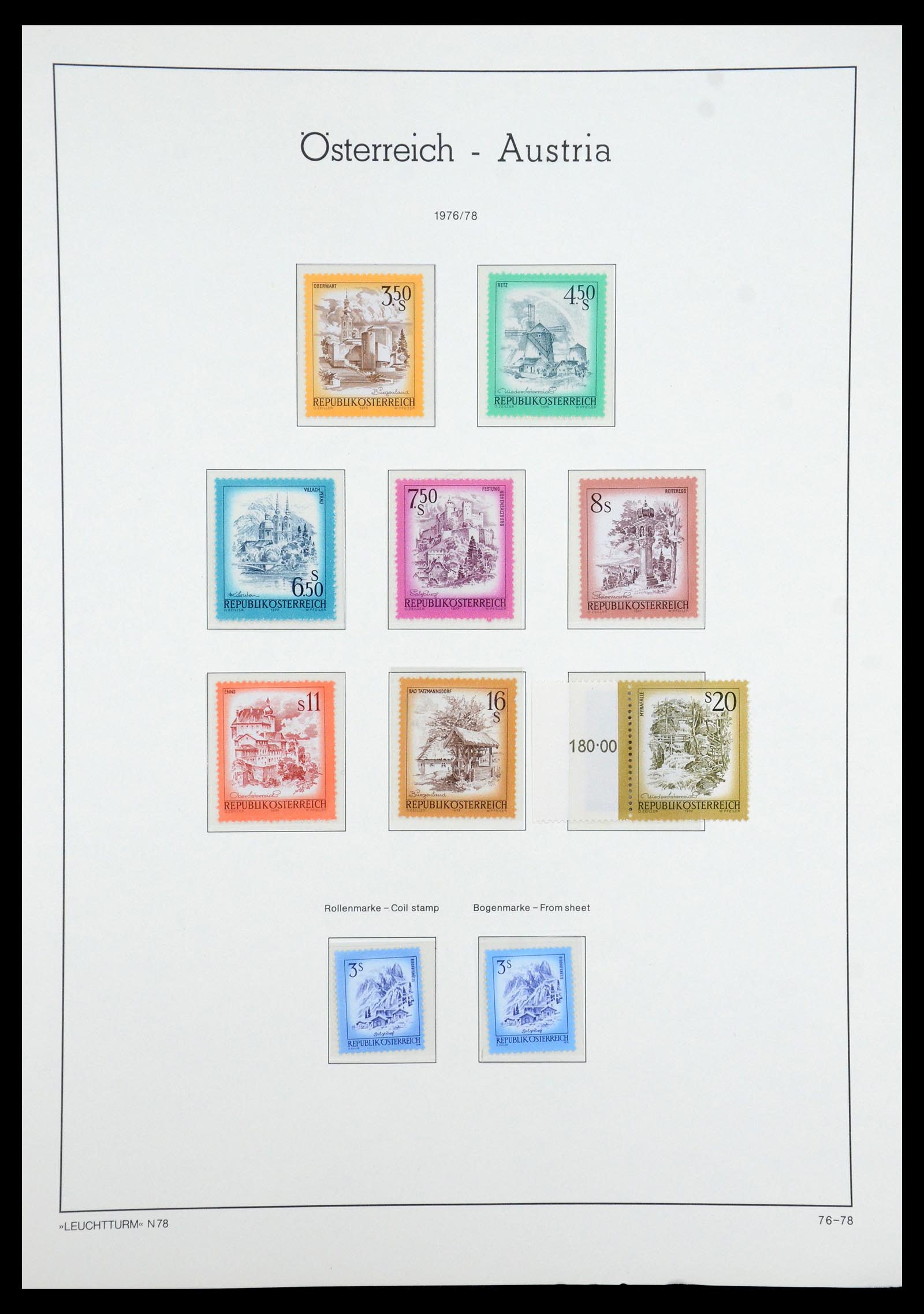 35211 097 - Postzegelverzameling 35211 Oostenrijk 1945-1978.