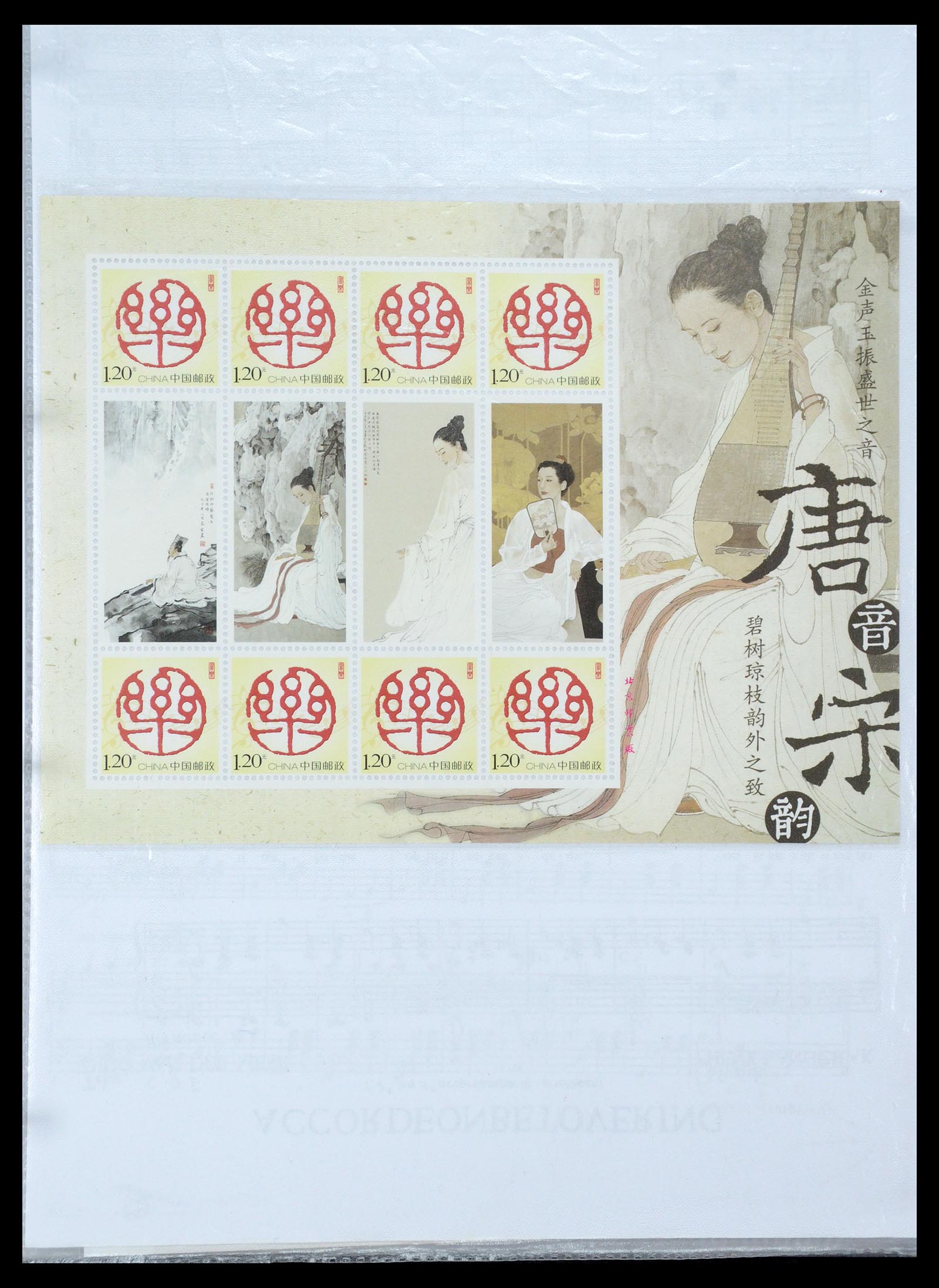 35213 043 - Postzegelverzameling 35213 China velletjes 2003-2019.