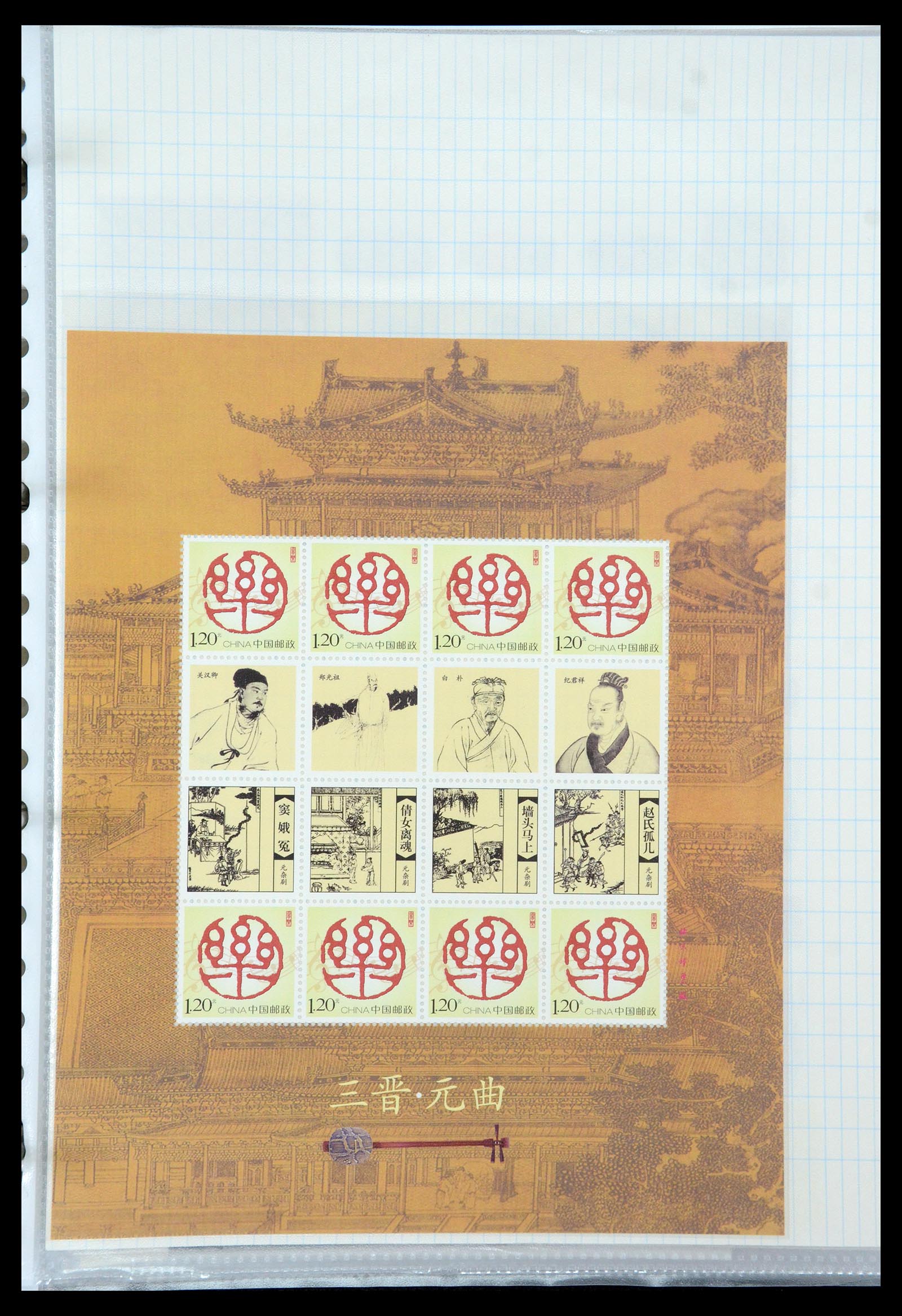 35213 069 - Postzegelverzameling 35213 China velletjes 2003-2019.