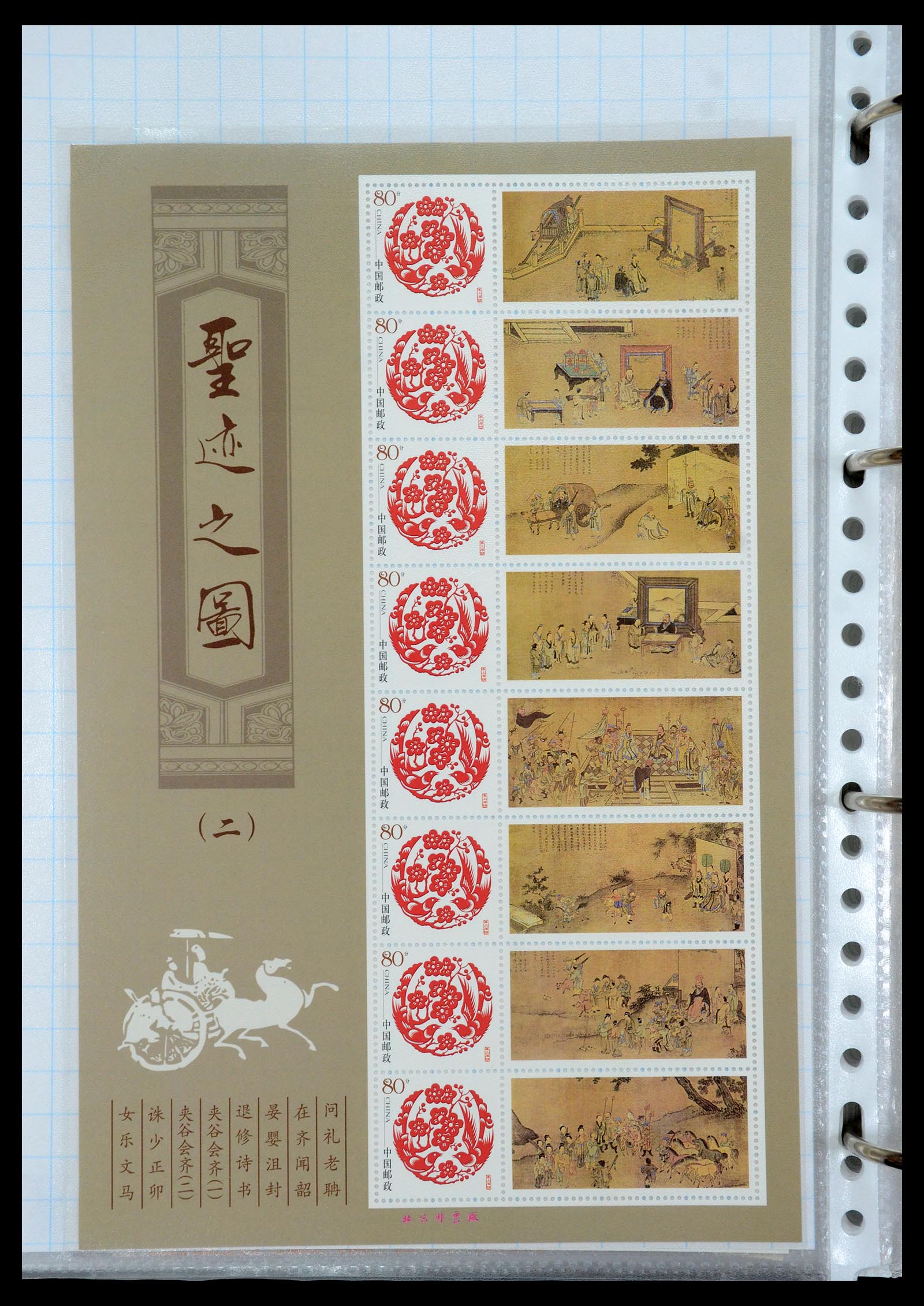 35213 076 - Postzegelverzameling 35213 China velletjes 2003-2019.