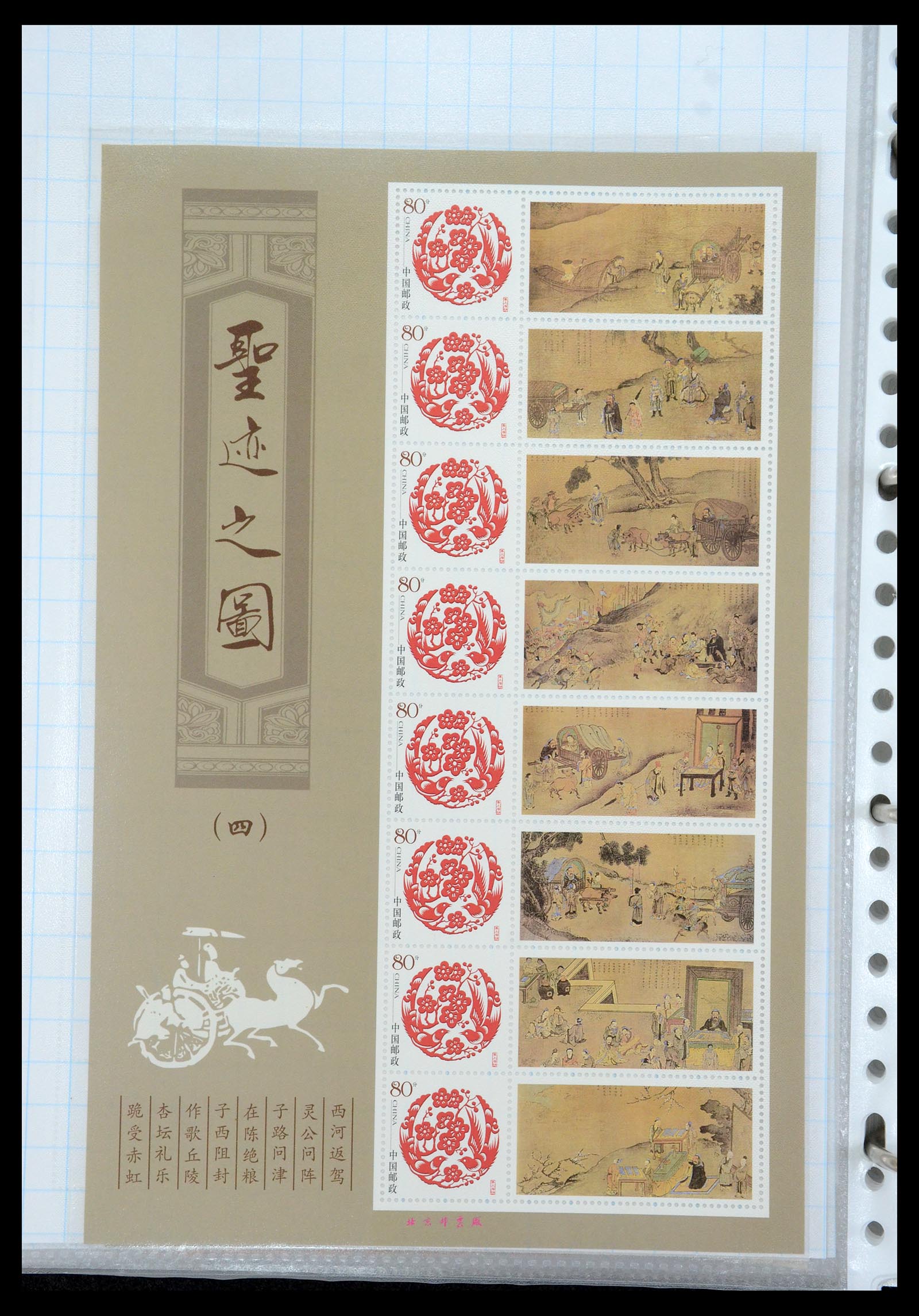 35213 078 - Postzegelverzameling 35213 China velletjes 2003-2019.