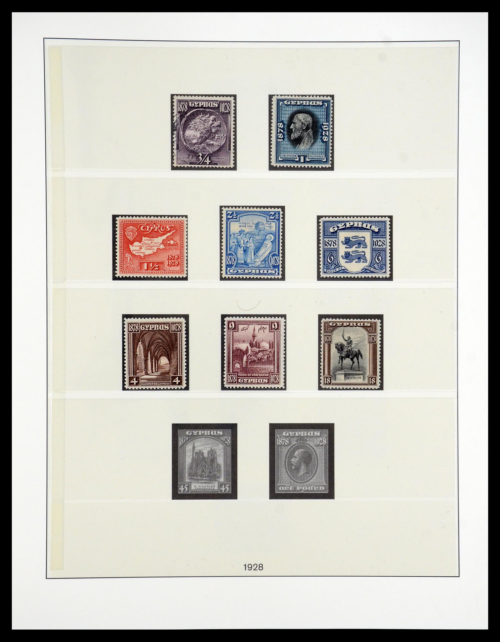 35214 006 - Postzegelverzameling 35214 Cyprus 1880-1993.