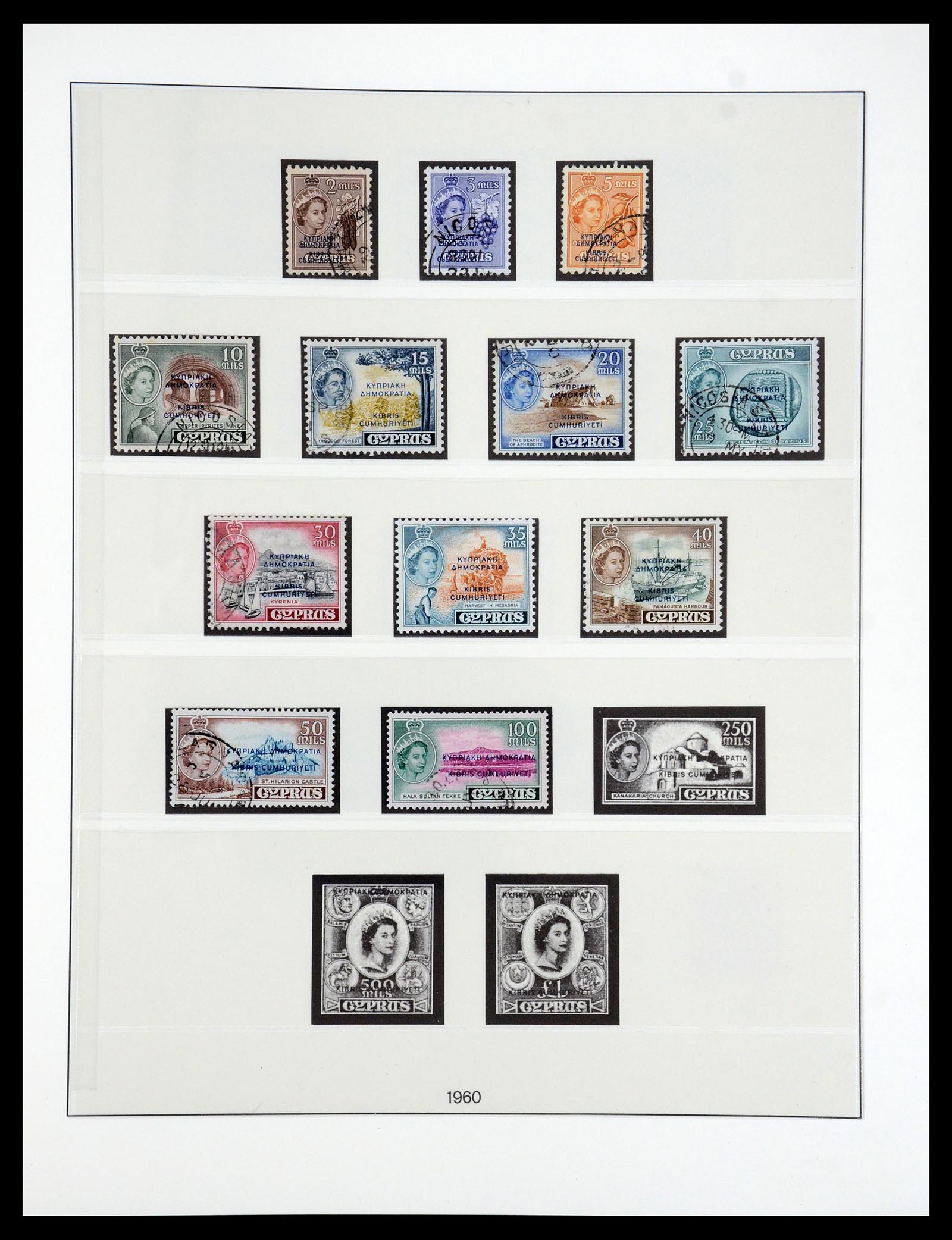 35214 012 - Postzegelverzameling 35214 Cyprus 1880-1993.