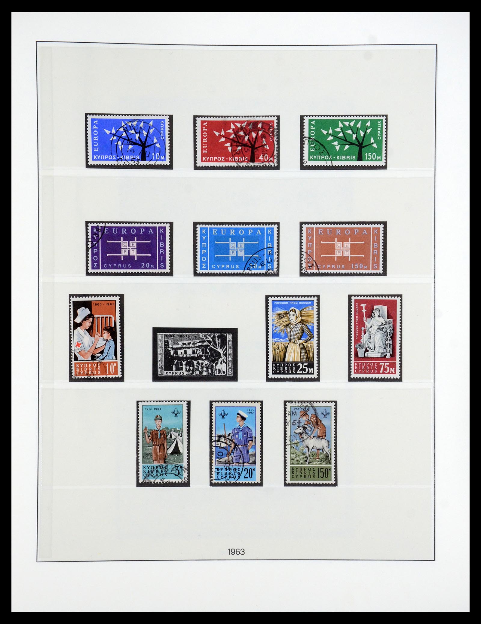 35214 015 - Postzegelverzameling 35214 Cyprus 1880-1993.