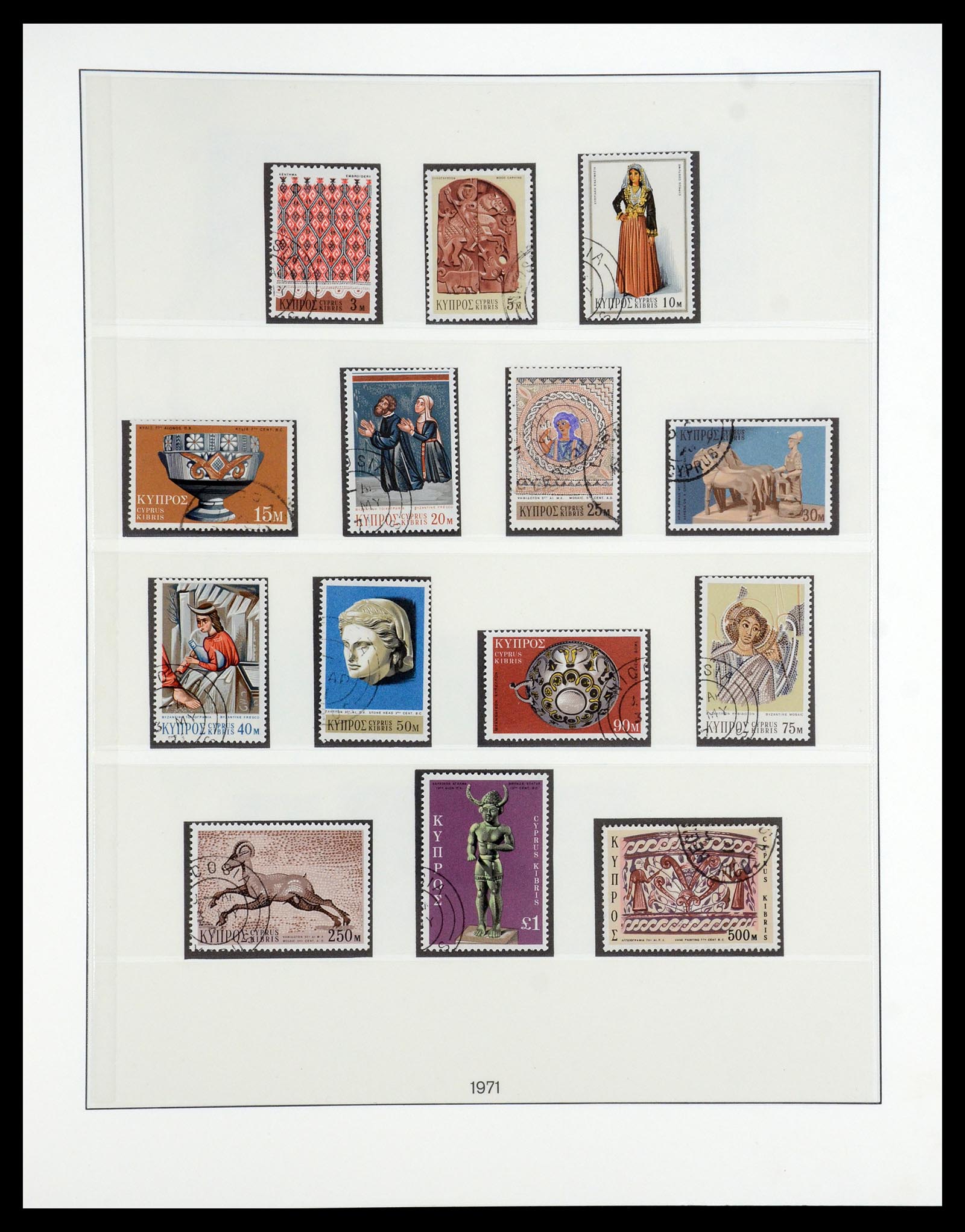 35214 030 - Postzegelverzameling 35214 Cyprus 1880-1993.