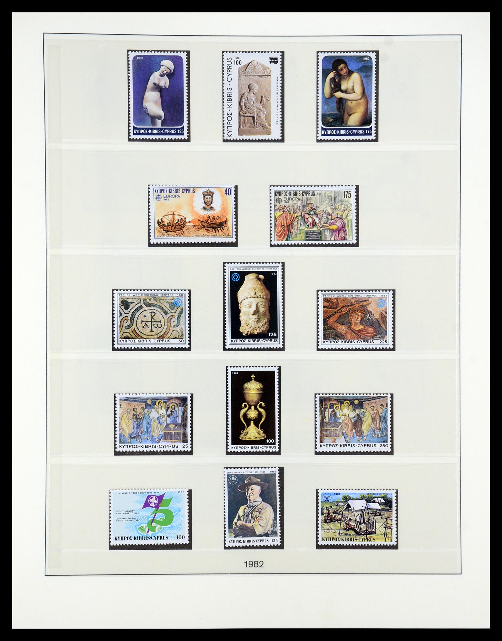 35214 054 - Postzegelverzameling 35214 Cyprus 1880-1993.