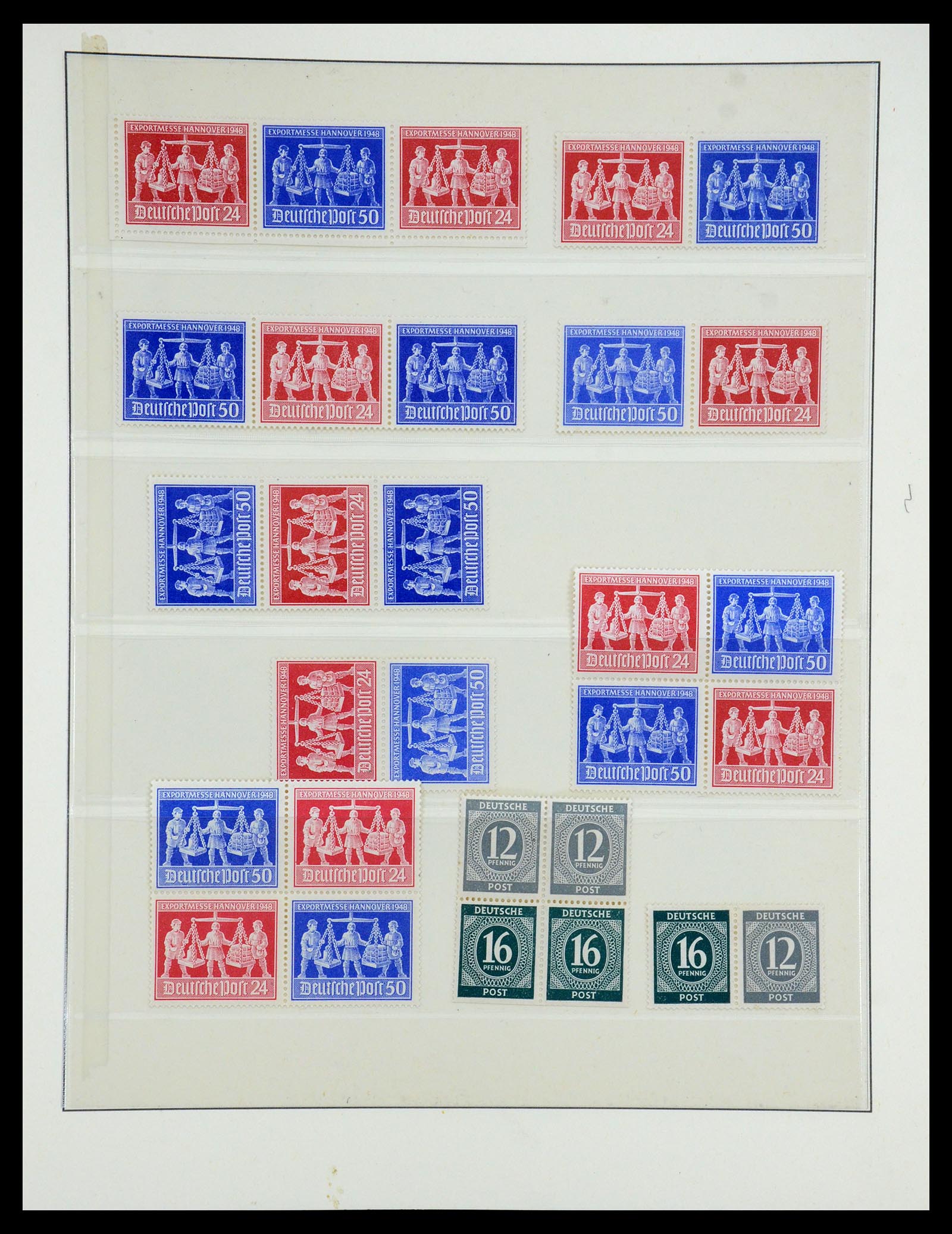 35218 001 - Postzegelverzameling 35218 Bundespost combinaties 1951-1980.