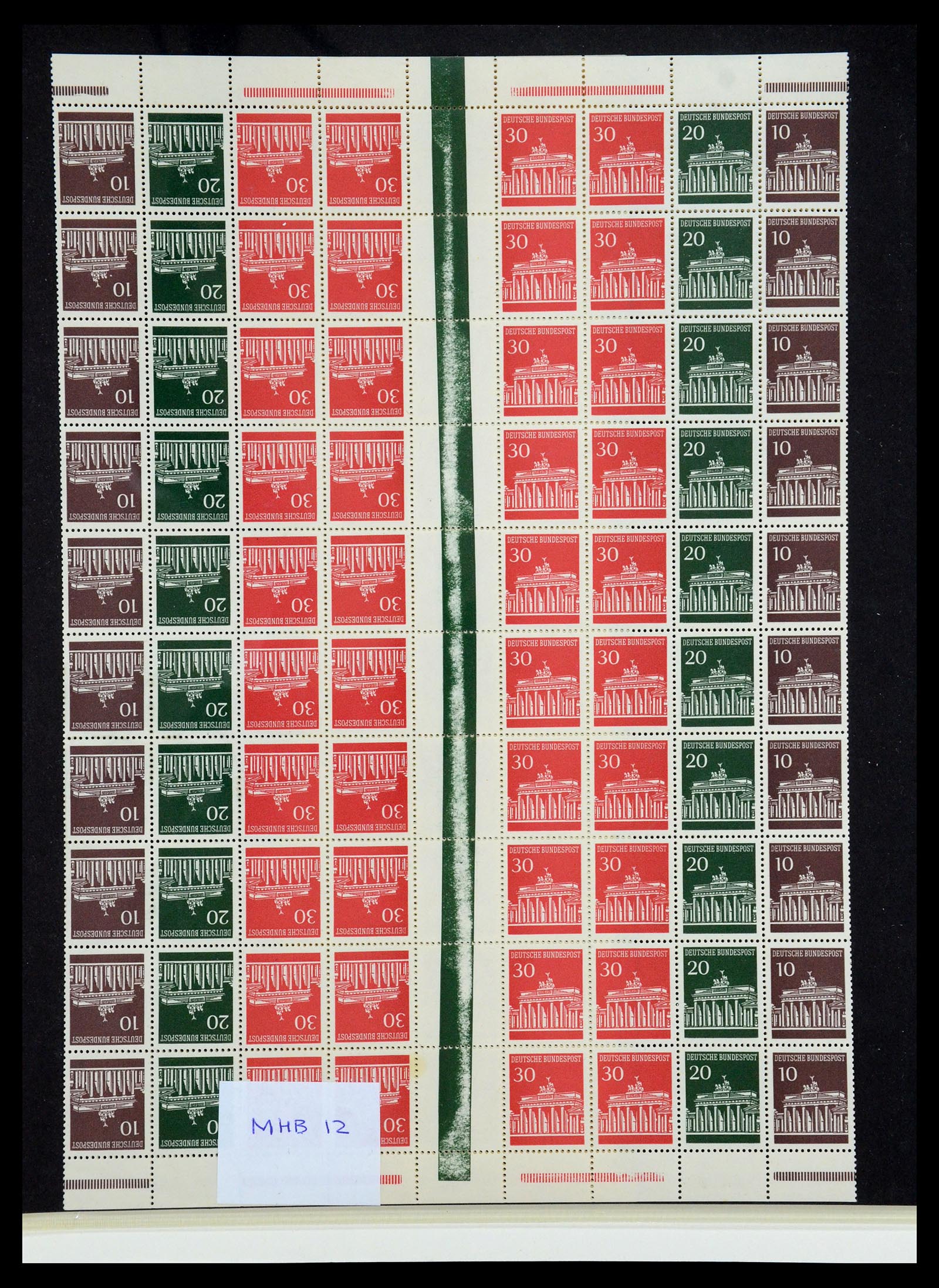35218 014 - Postzegelverzameling 35218 Bundespost combinaties 1951-1980.