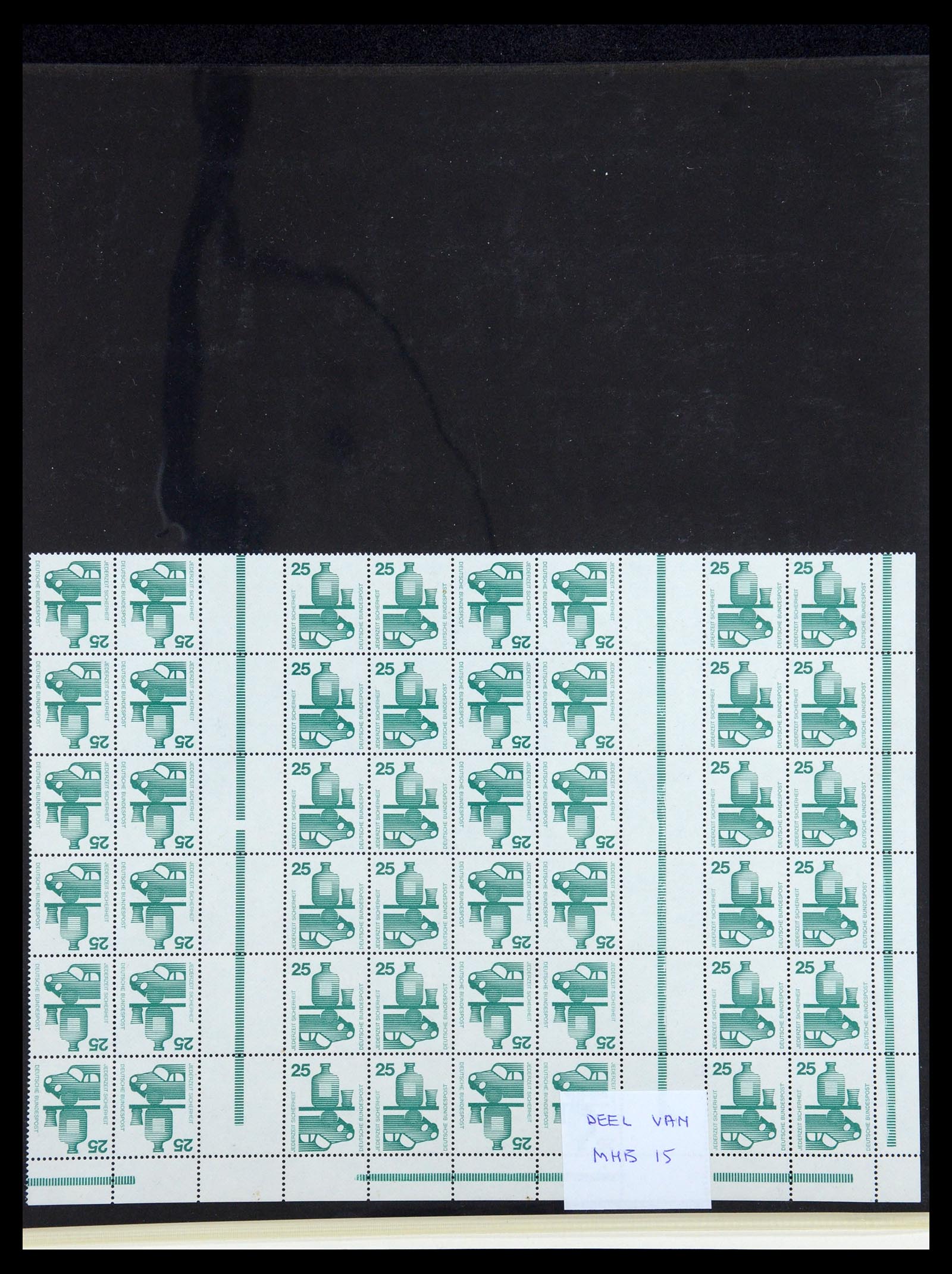 35218 015 - Postzegelverzameling 35218 Bundespost combinaties 1951-1980.