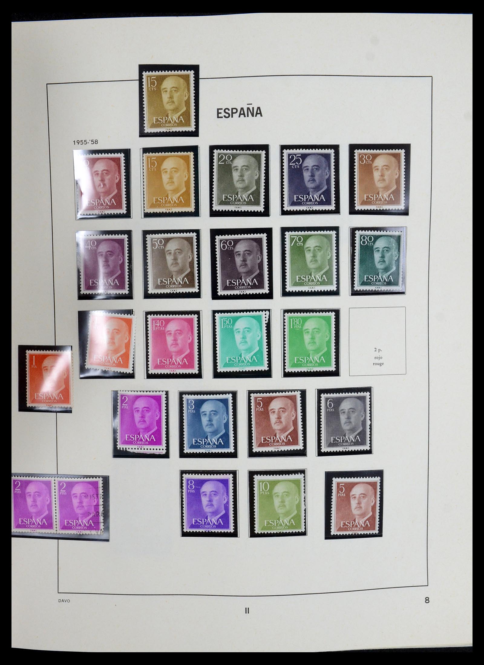 35219 008 - Stamp Collection 35219 Spain 1945-2001.