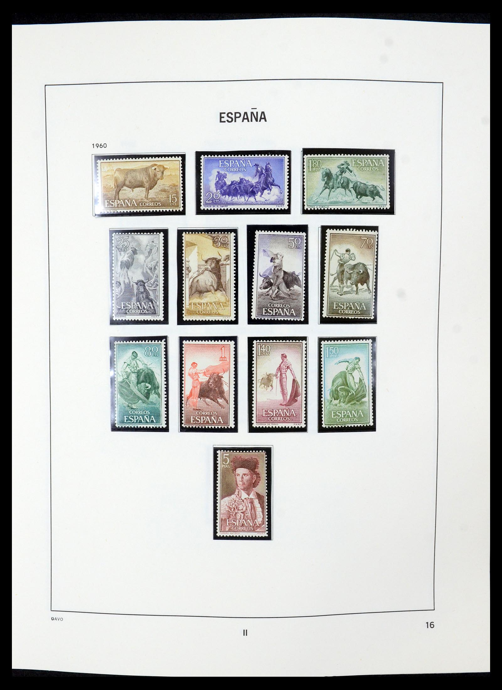 35219 016 - Postzegelverzameling 35219 Spanje 1945-2001.