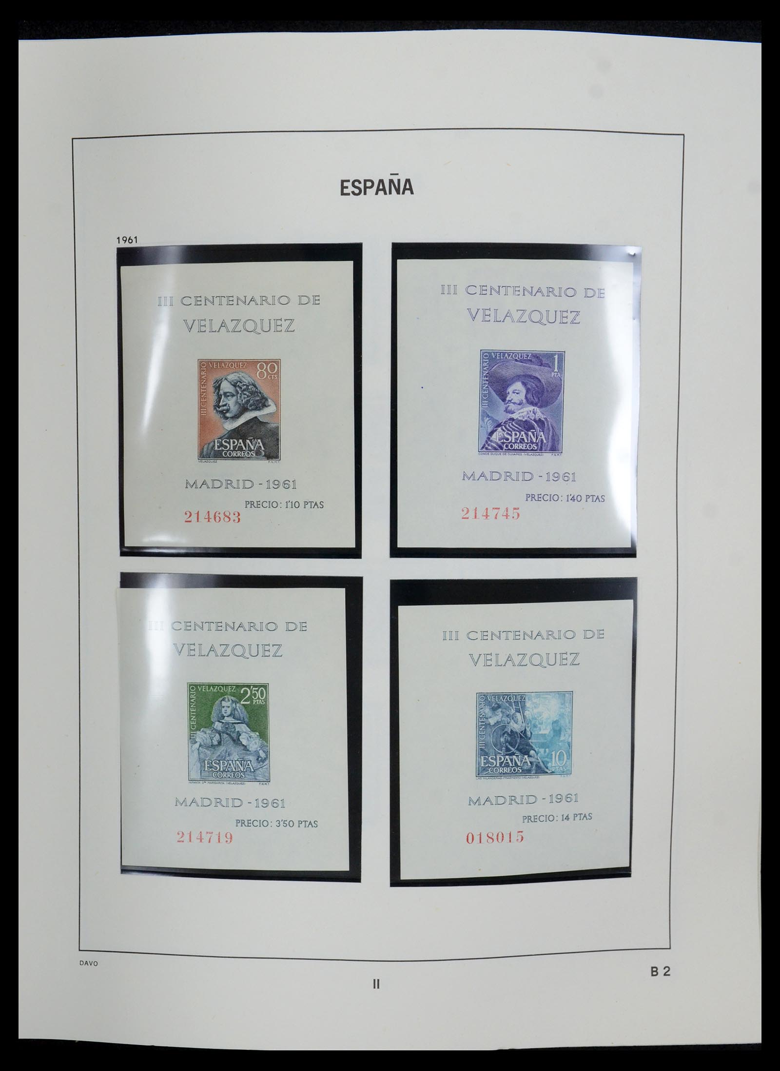 35219 023 - Postzegelverzameling 35219 Spanje 1945-2001.