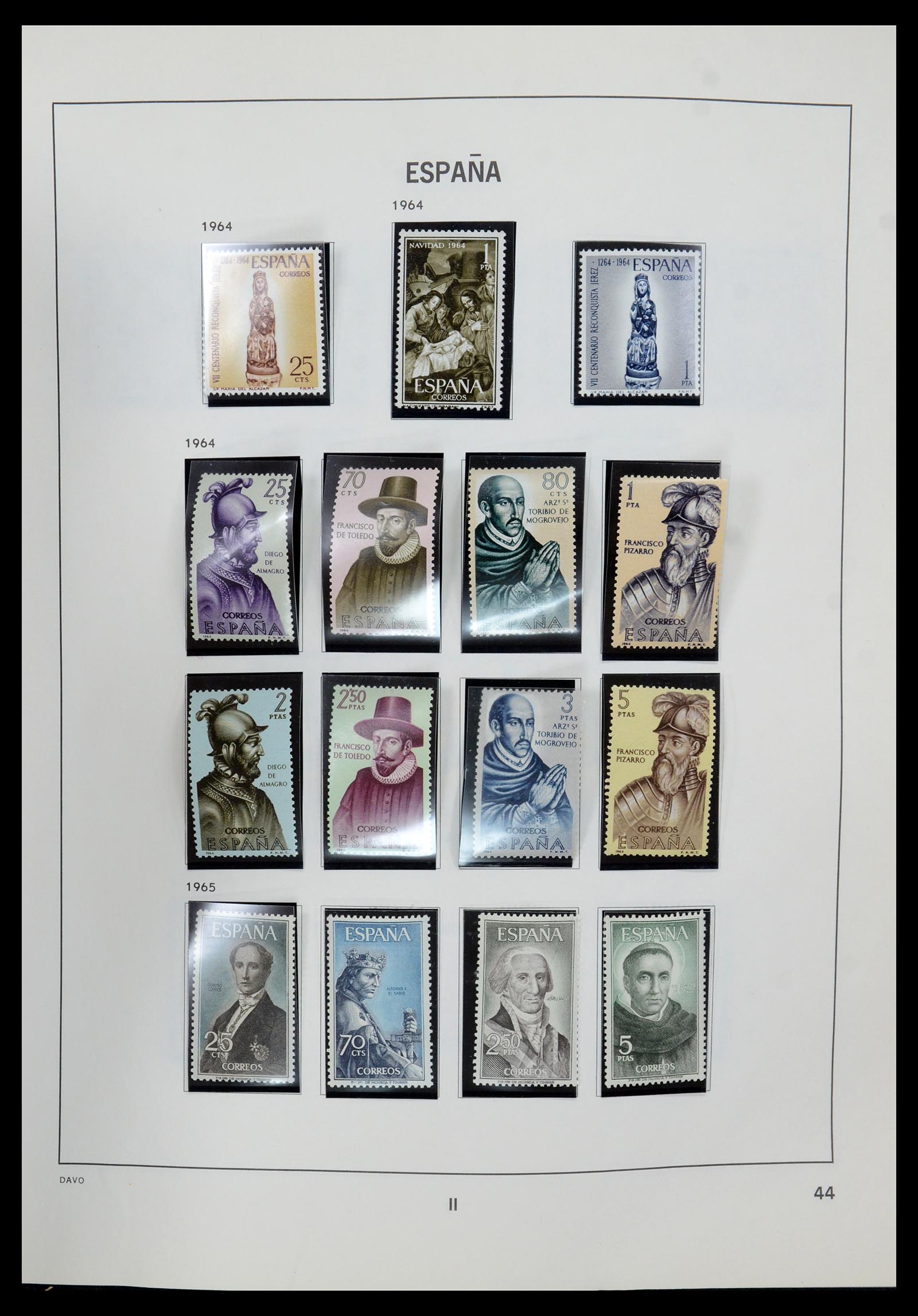 35219 045 - Postzegelverzameling 35219 Spanje 1945-2001.