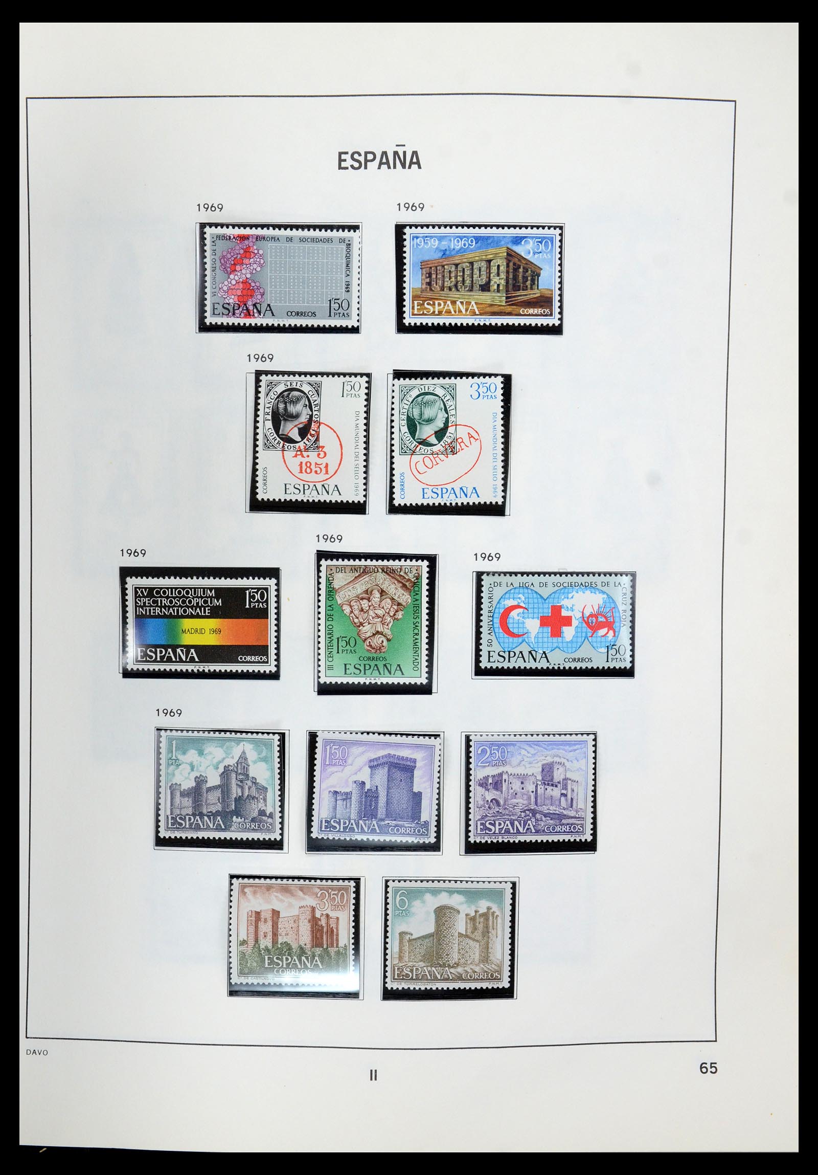 35219 066 - Stamp Collection 35219 Spain 1945-2001.