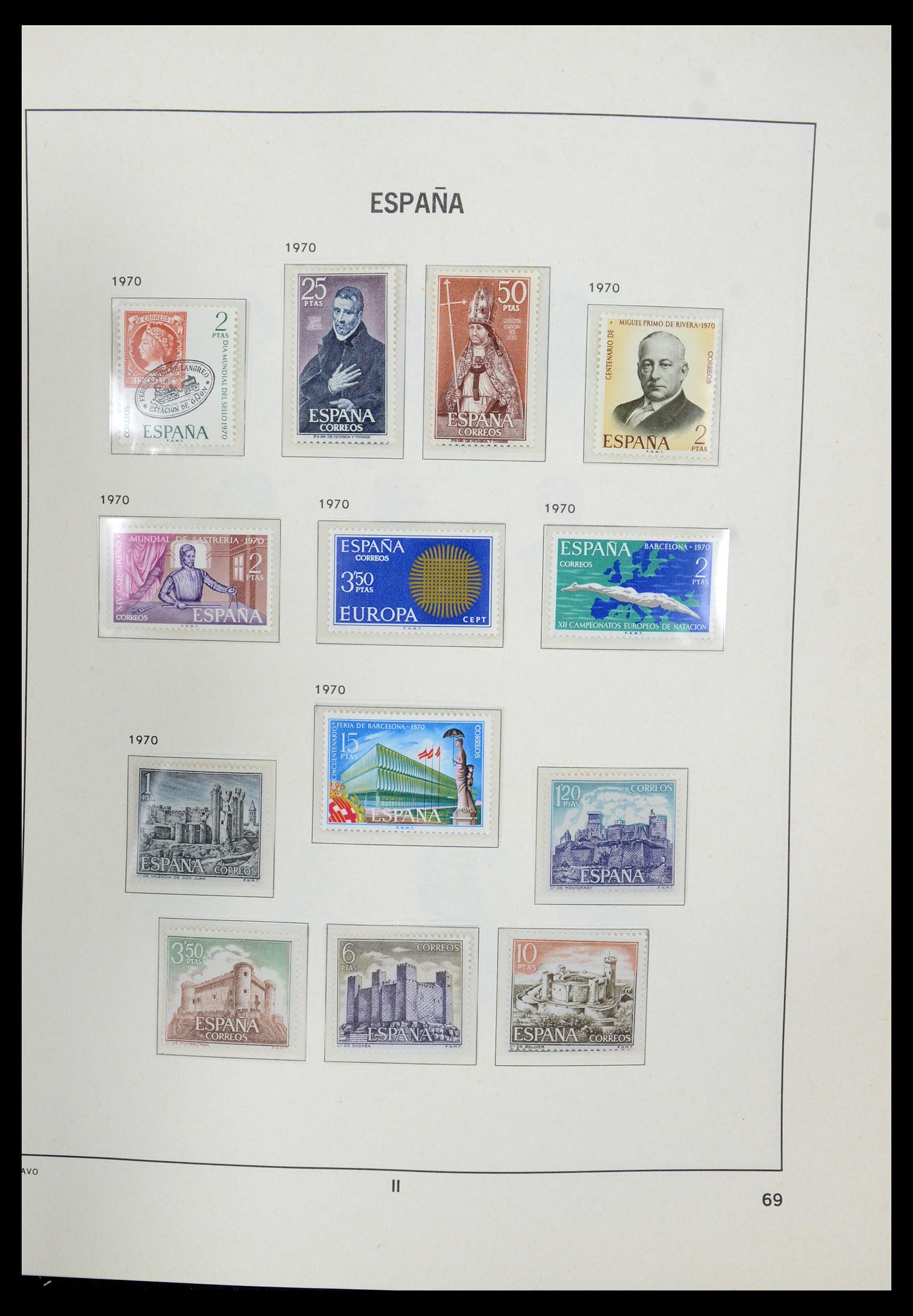 35219 070 - Stamp Collection 35219 Spain 1945-2001.