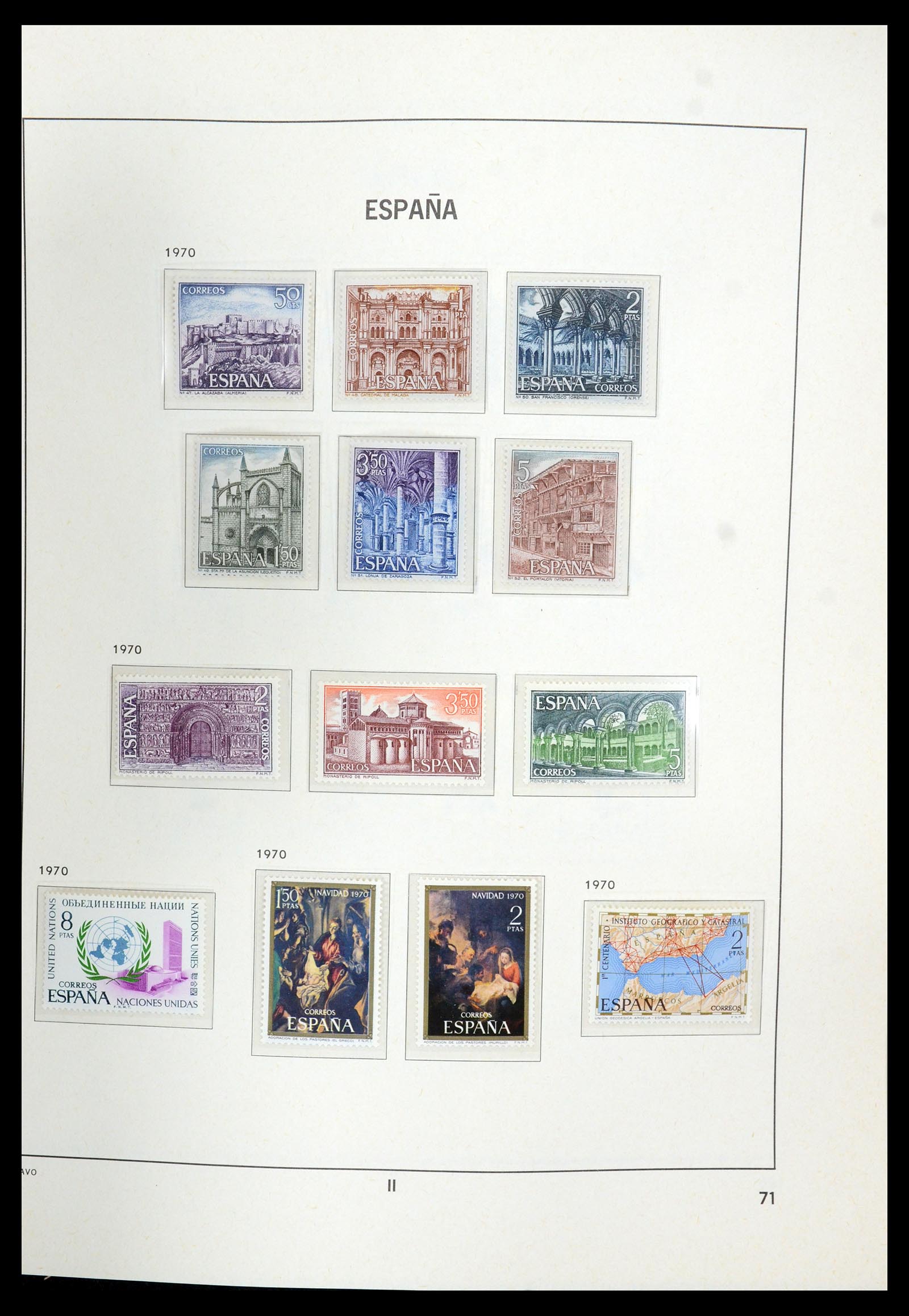 35219 072 - Stamp Collection 35219 Spain 1945-2001.