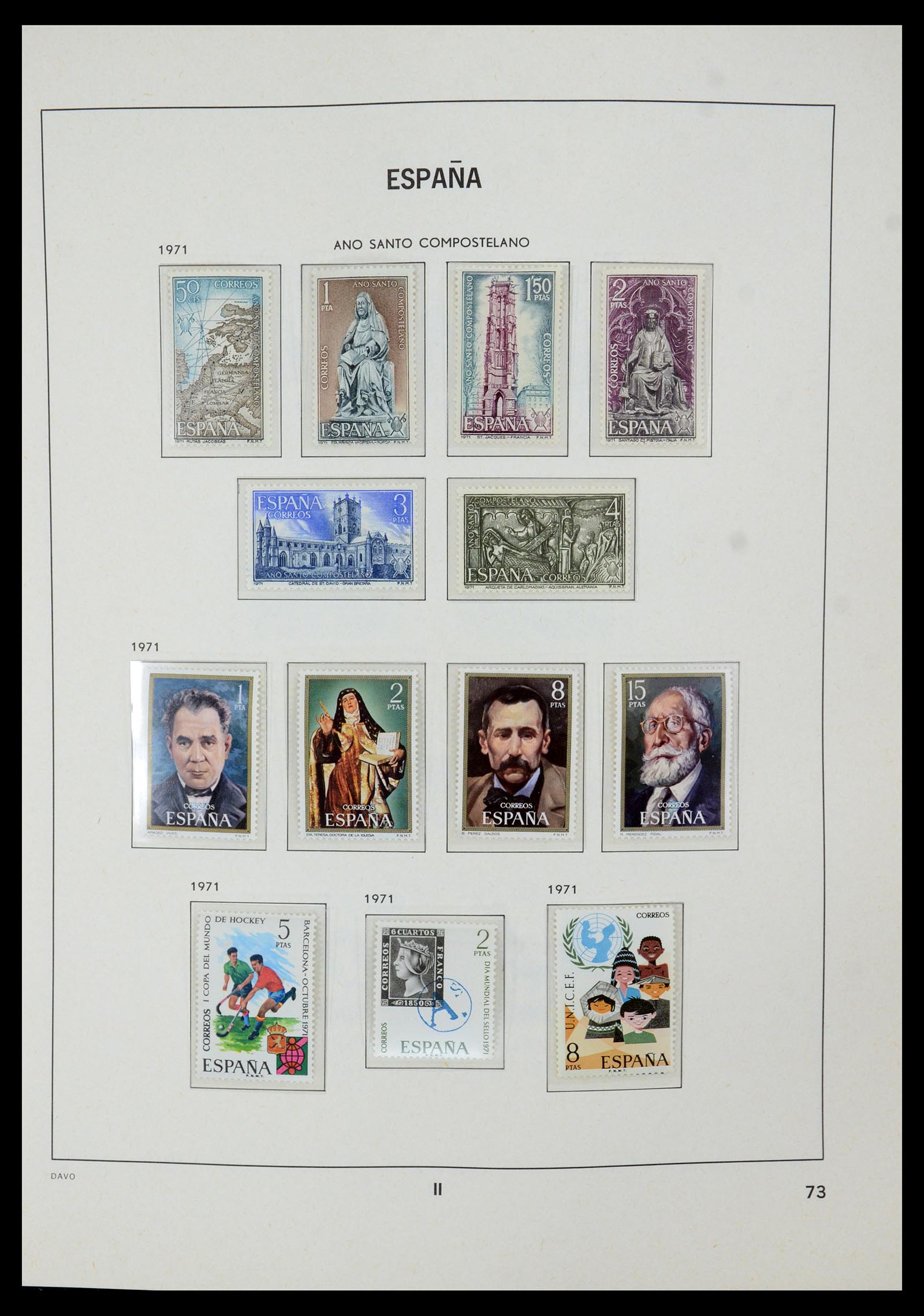 35219 074 - Stamp Collection 35219 Spain 1945-2001.