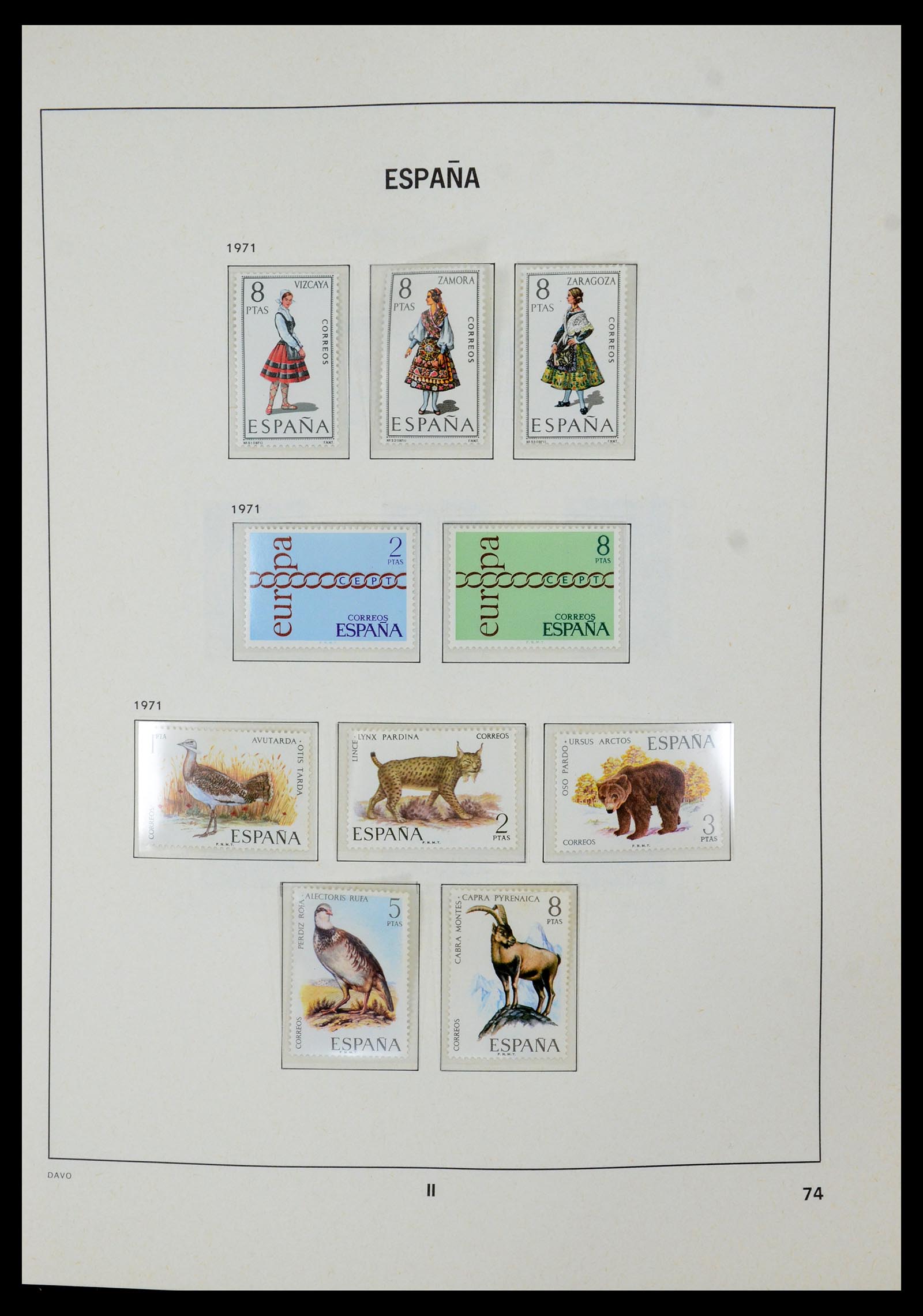 35219 075 - Stamp Collection 35219 Spain 1945-2001.