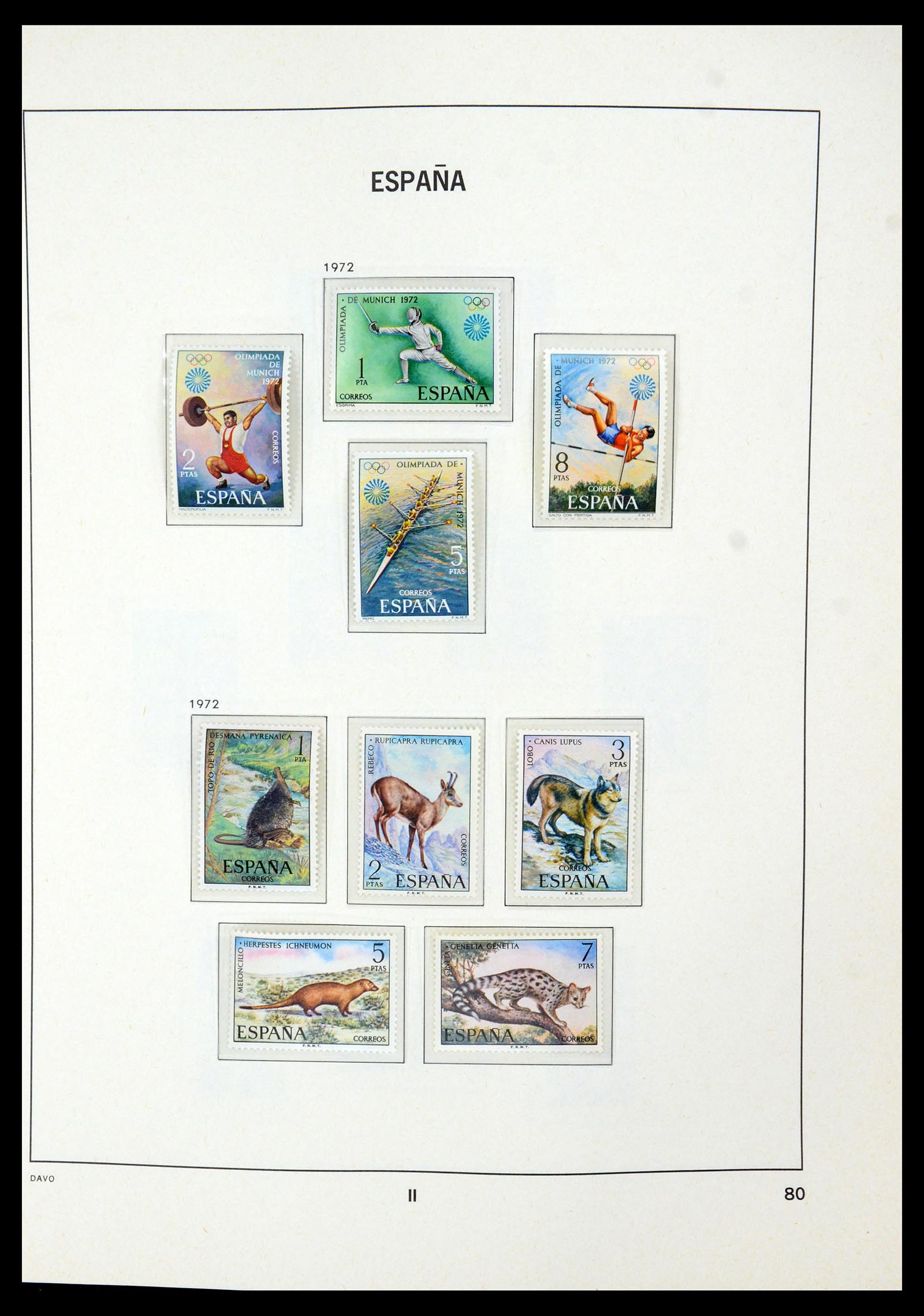 35219 081 - Postzegelverzameling 35219 Spanje 1945-2001.