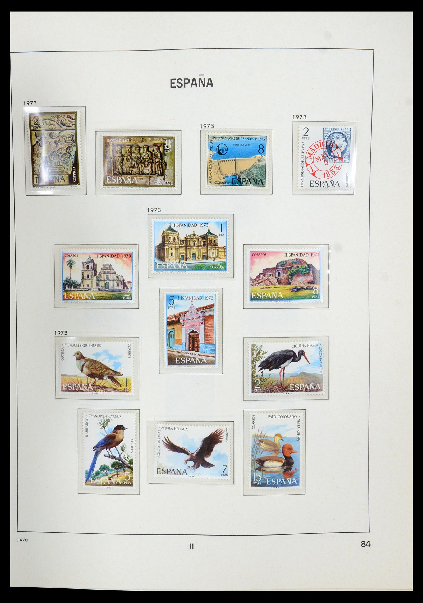 35219 085 - Postzegelverzameling 35219 Spanje 1945-2001.