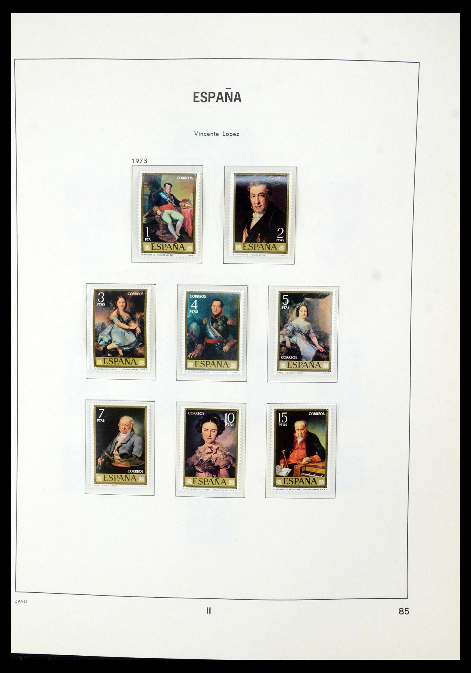 35219 086 - Postzegelverzameling 35219 Spanje 1945-2001.