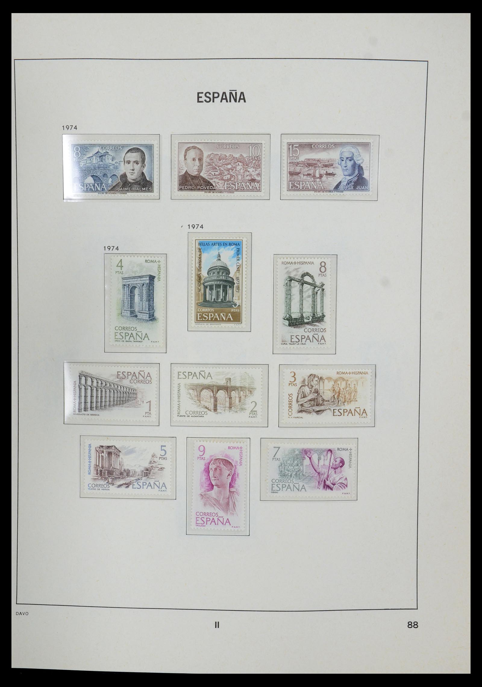35219 089 - Postzegelverzameling 35219 Spanje 1945-2001.