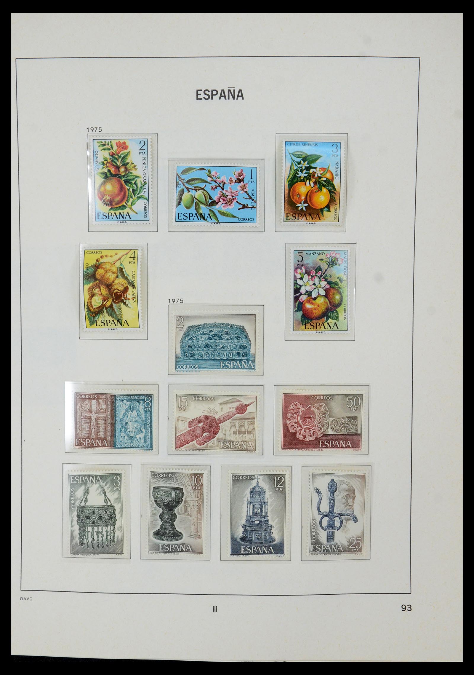 35219 094 - Postzegelverzameling 35219 Spanje 1945-2001.