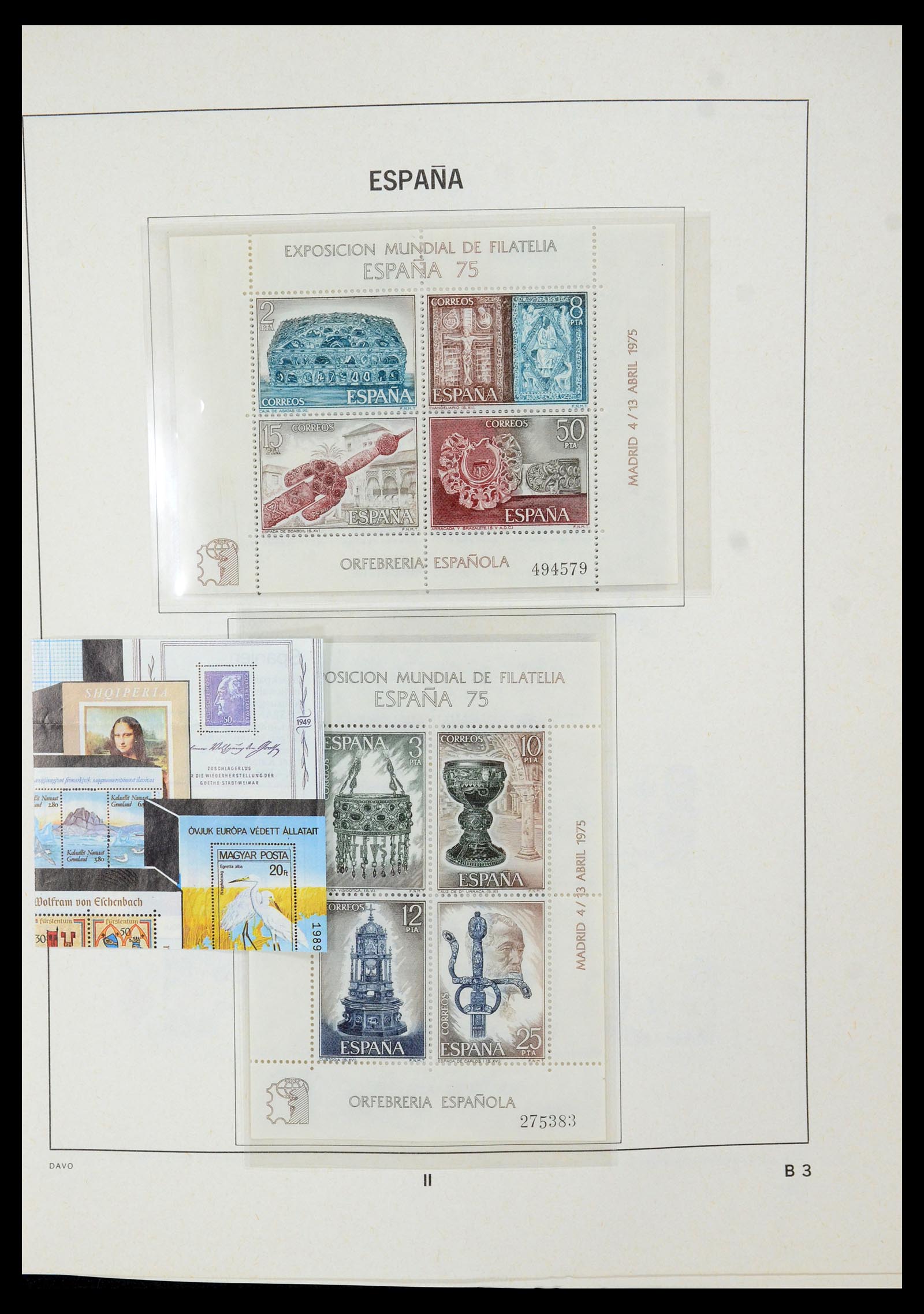 35219 095 - Postzegelverzameling 35219 Spanje 1945-2001.