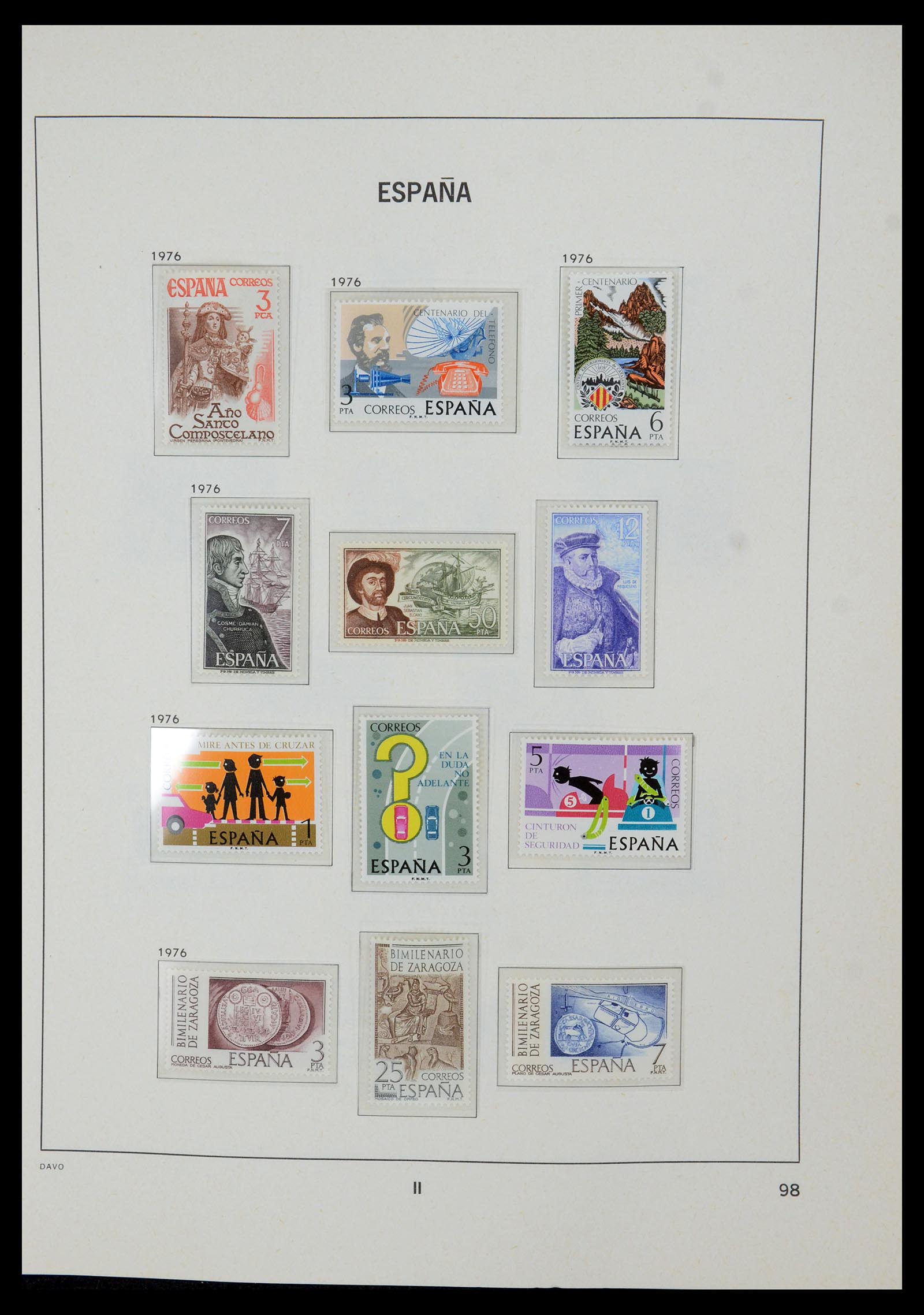 35219 100 - Postzegelverzameling 35219 Spanje 1945-2001.