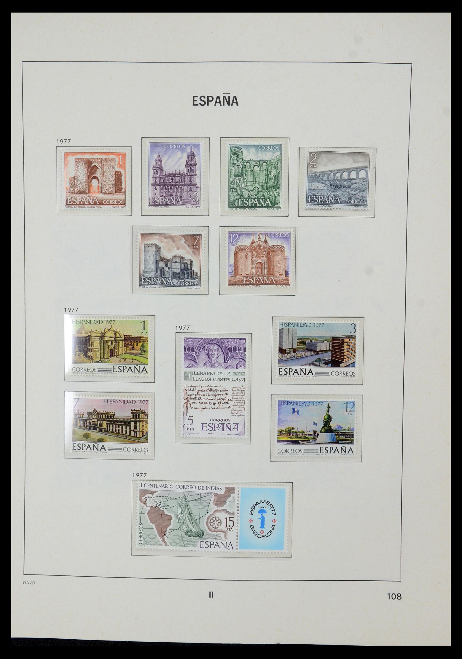 35219 110 - Stamp Collection 35219 Spain 1945-2001.