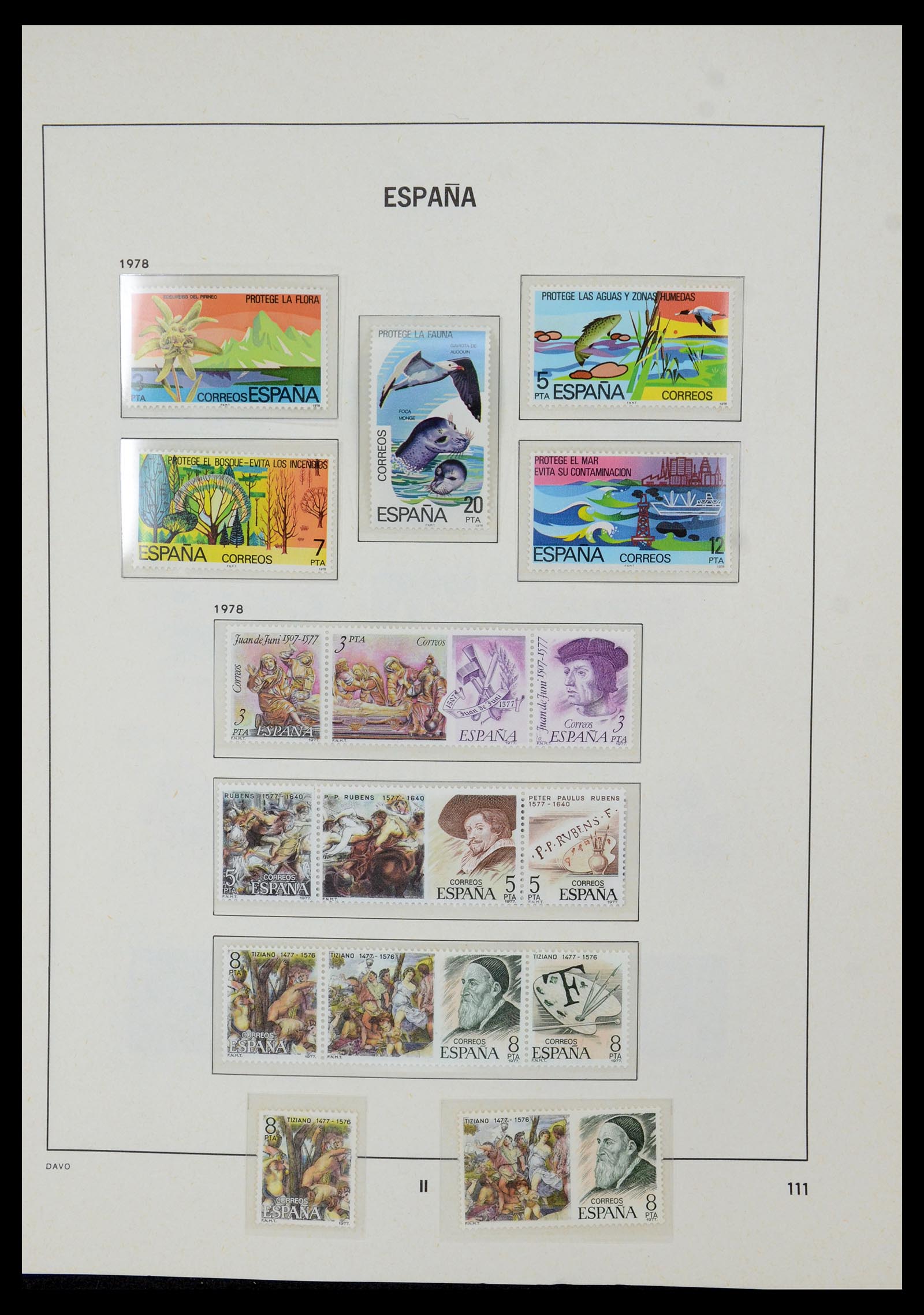 35219 114 - Stamp Collection 35219 Spain 1945-2001.