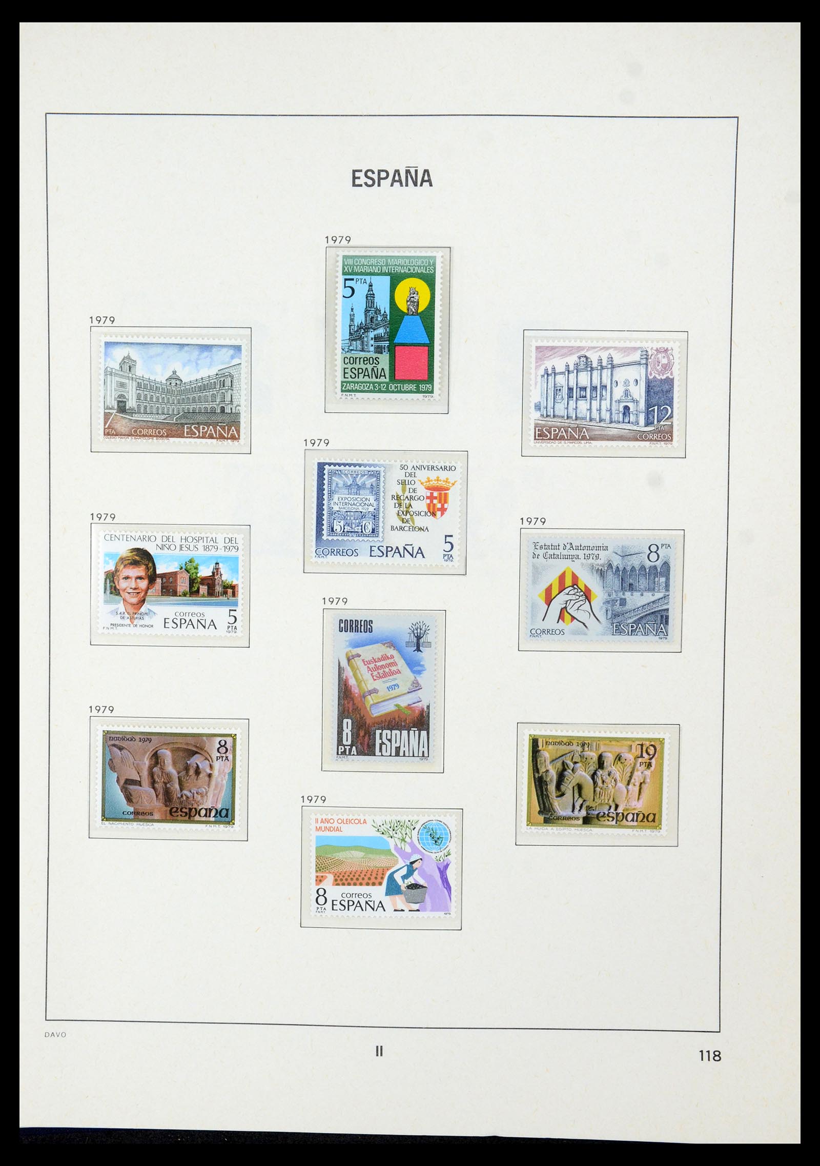 35219 121 - Stamp Collection 35219 Spain 1945-2001.