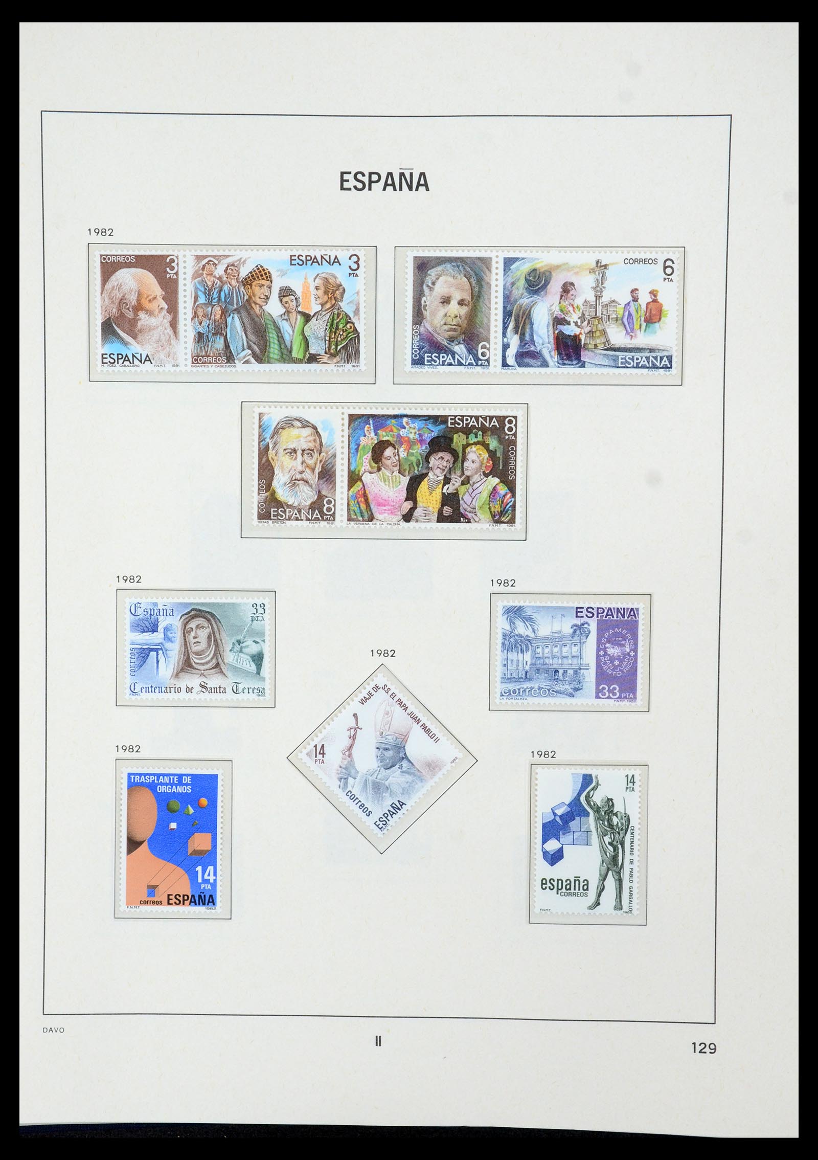 35219 133 - Stamp Collection 35219 Spain 1945-2001.
