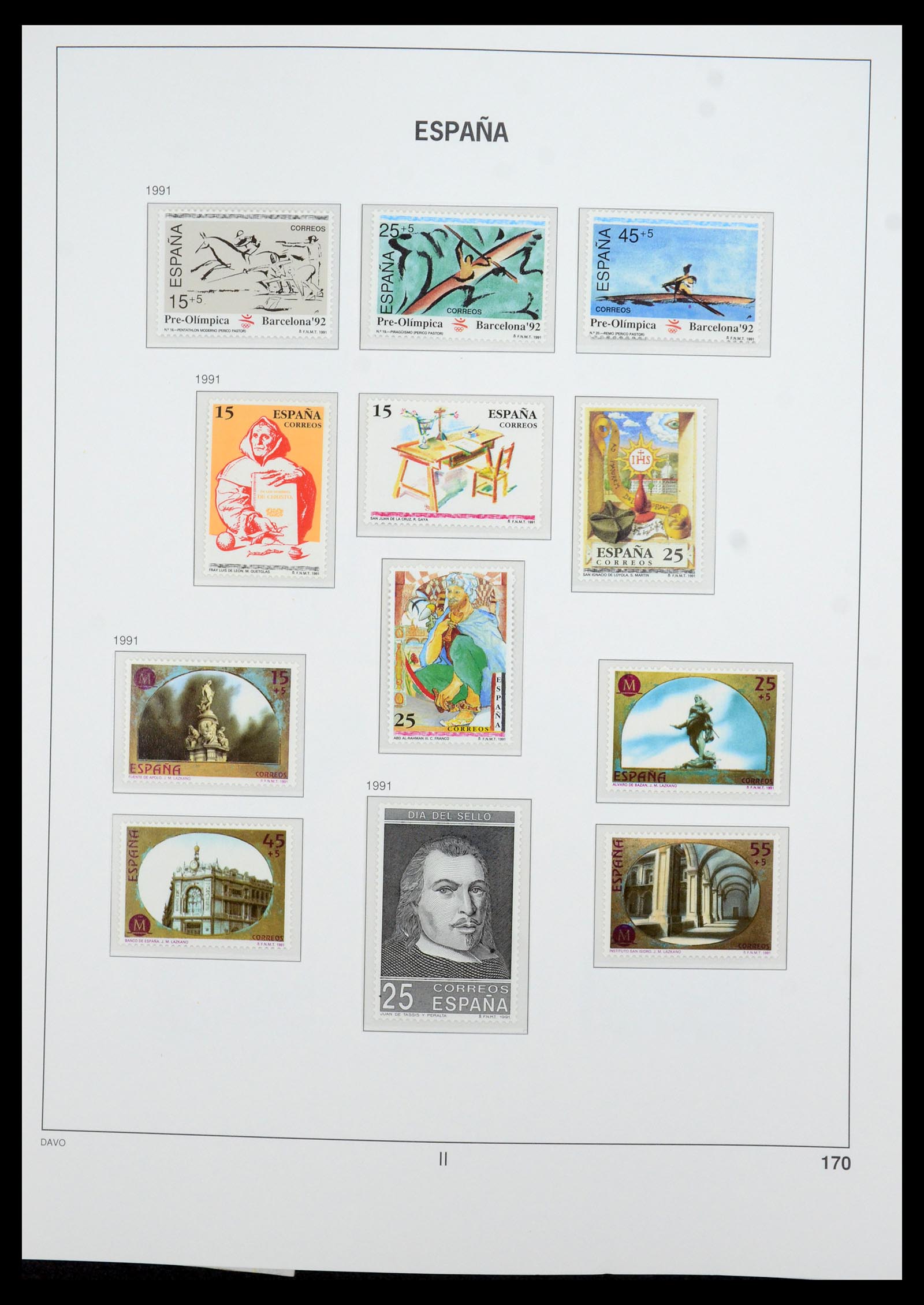 35219 202 - Stamp Collection 35219 Spain 1945-2001.