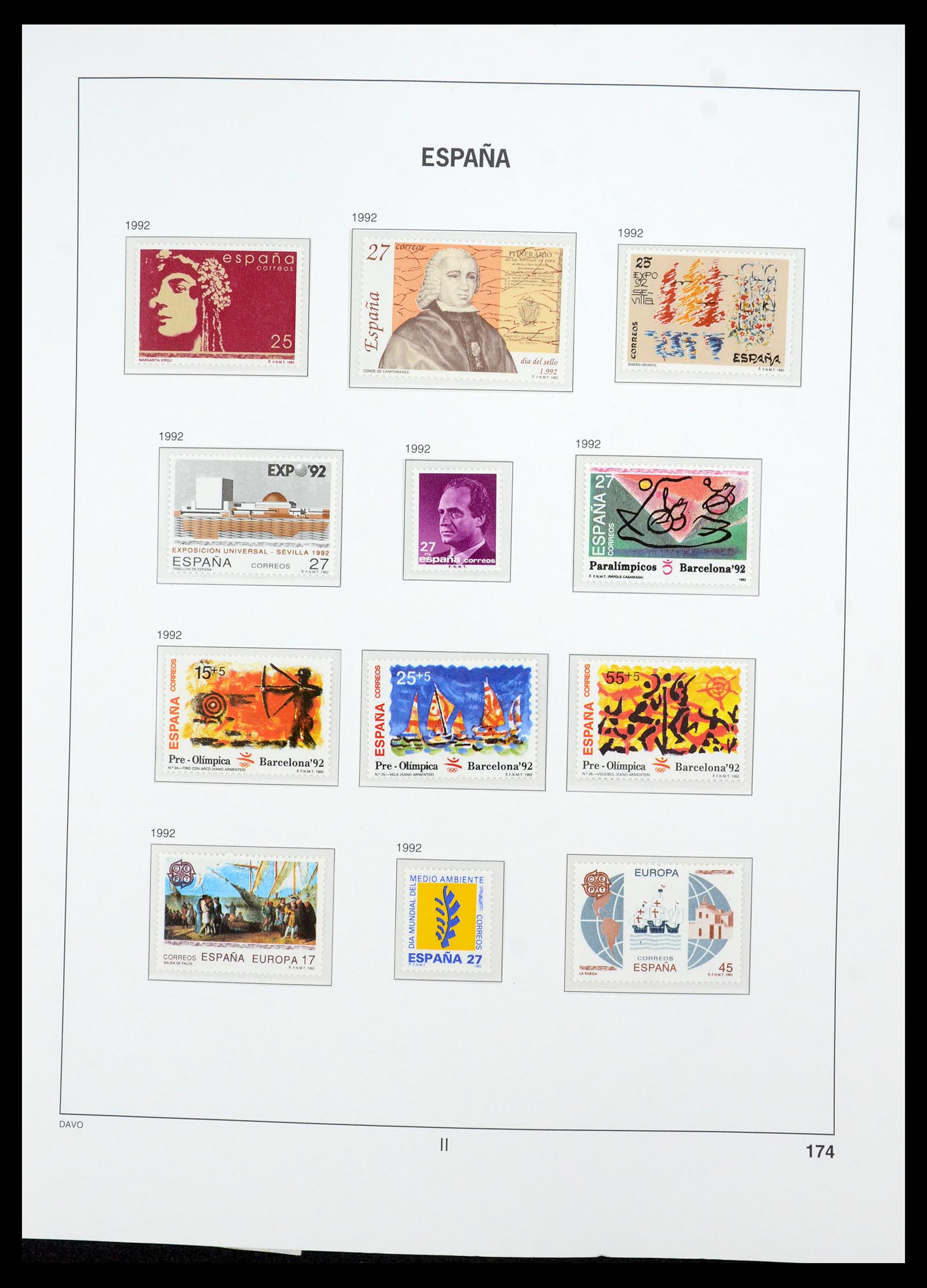 35219 209 - Stamp Collection 35219 Spain 1945-2001.
