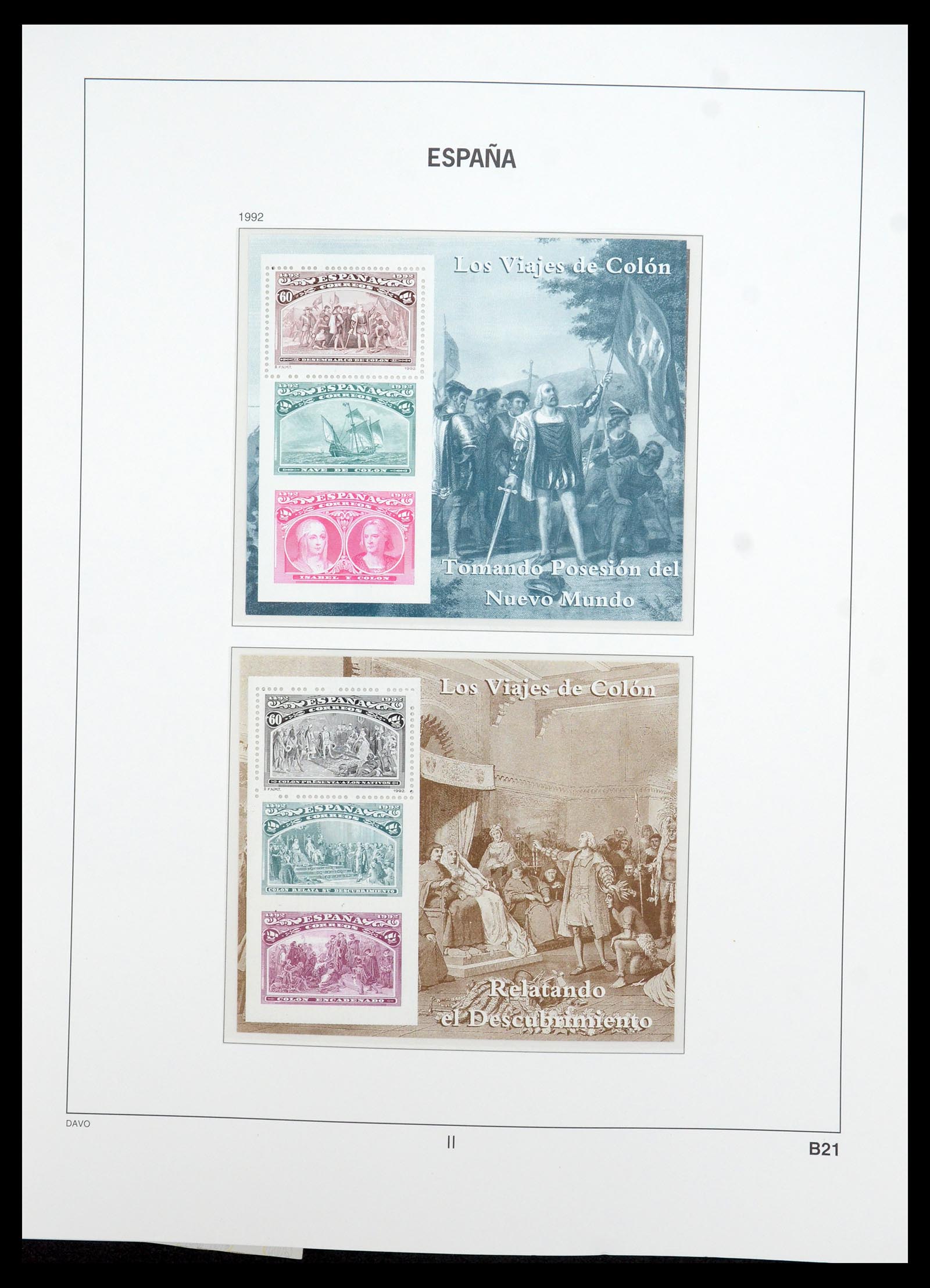 35219 217 - Stamp Collection 35219 Spain 1945-2001.