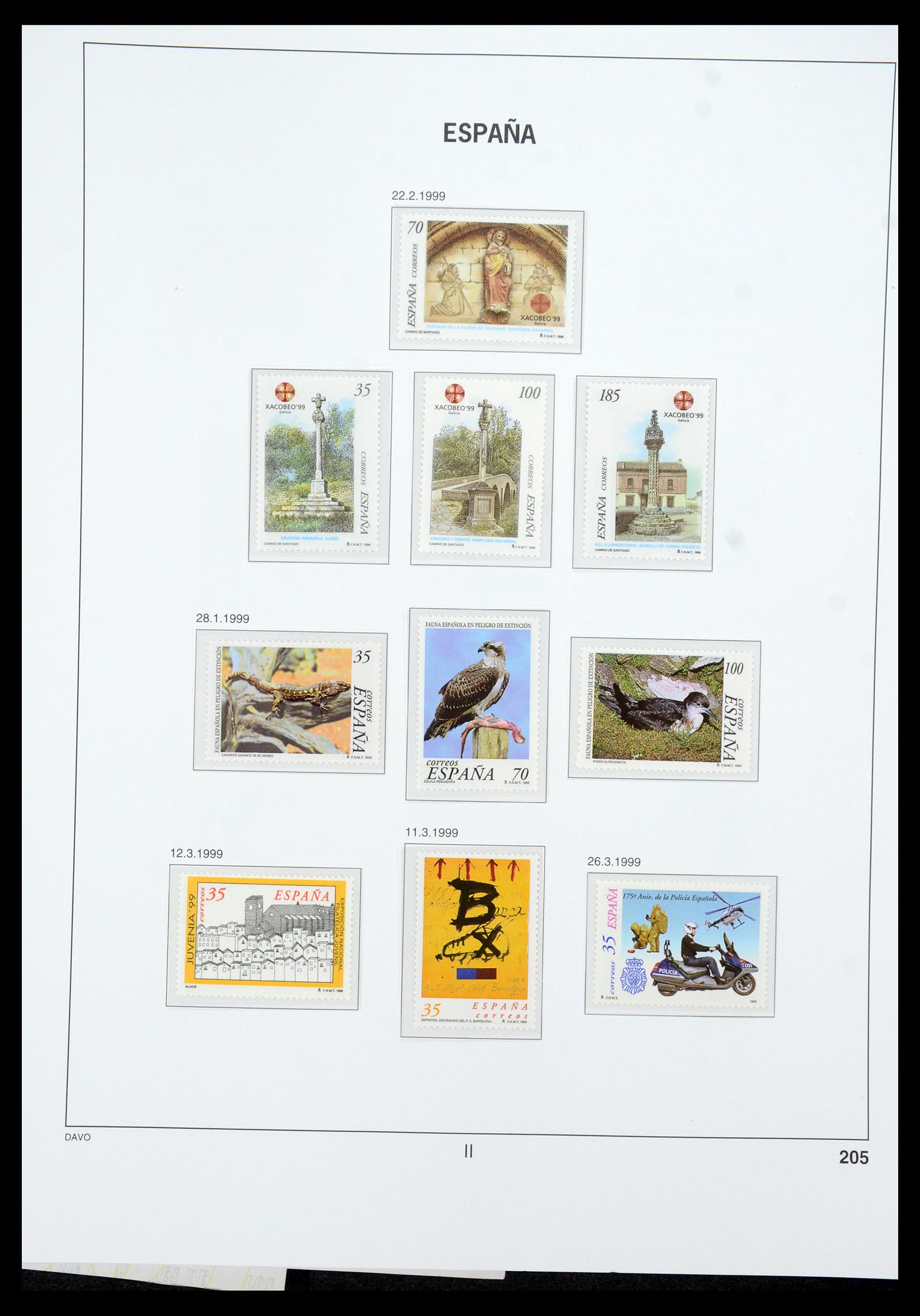 35219 263 - Stamp Collection 35219 Spain 1945-2001.