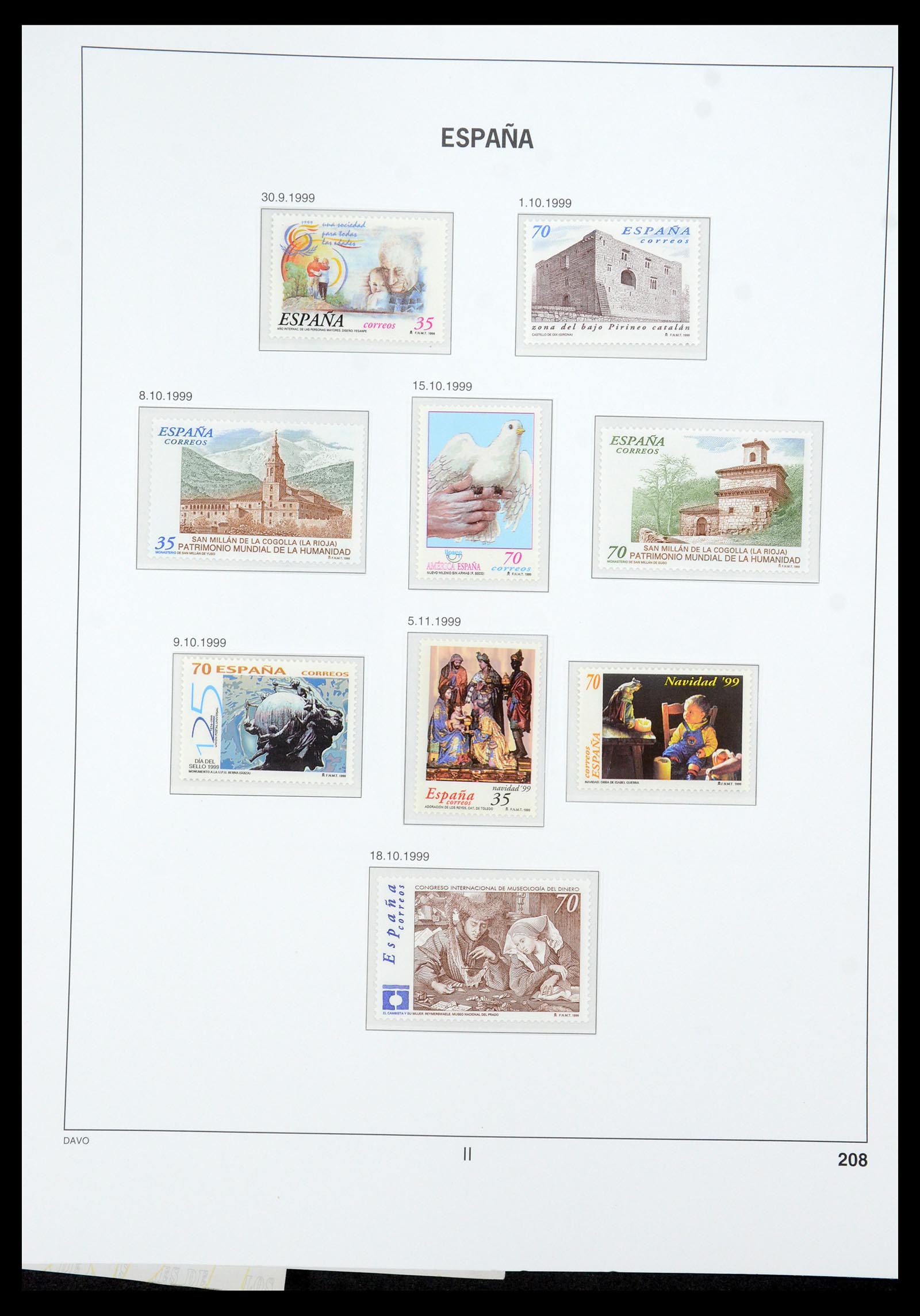 35219 266 - Stamp Collection 35219 Spain 1945-2001.