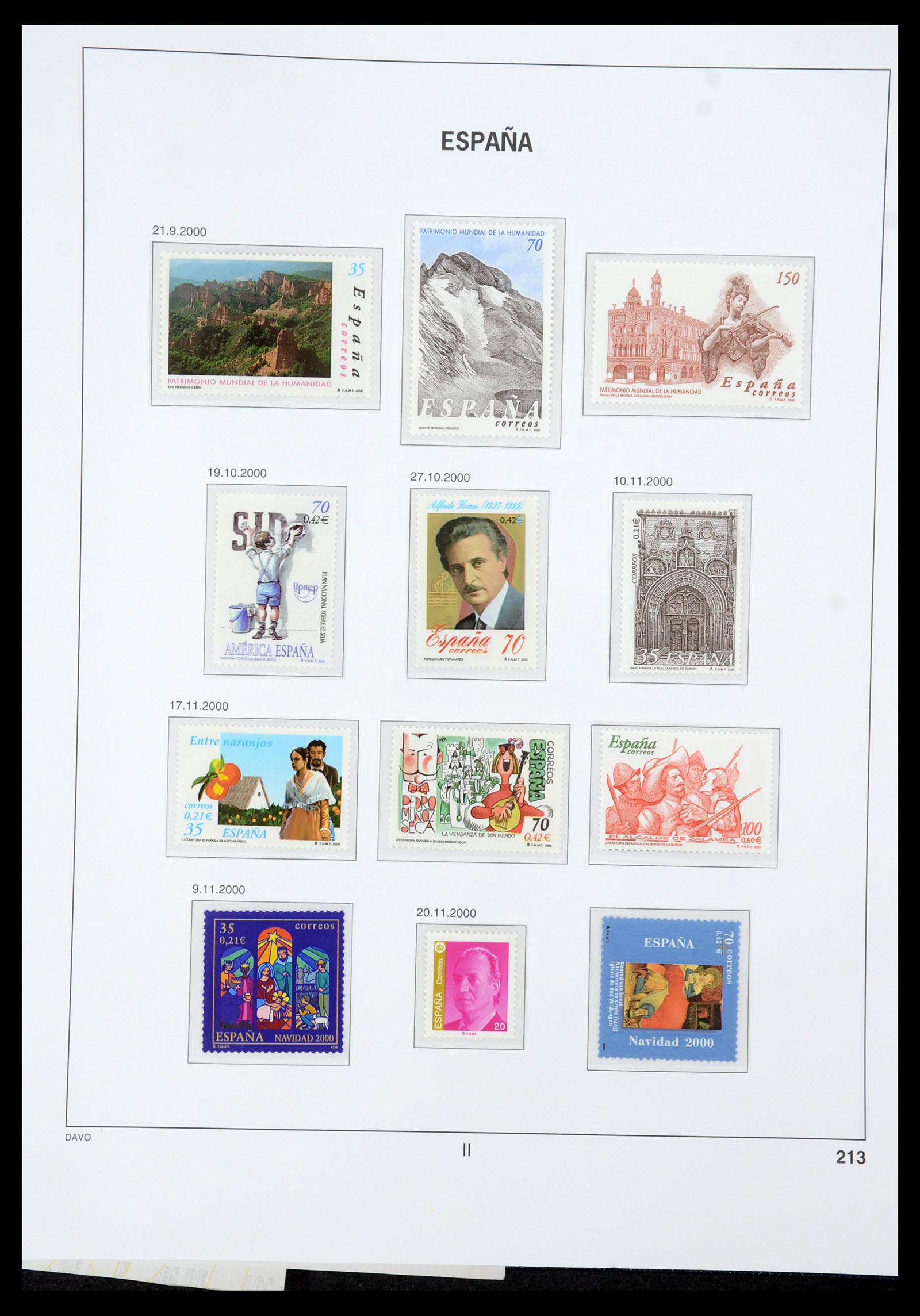 35219 274 - Stamp Collection 35219 Spain 1945-2001.