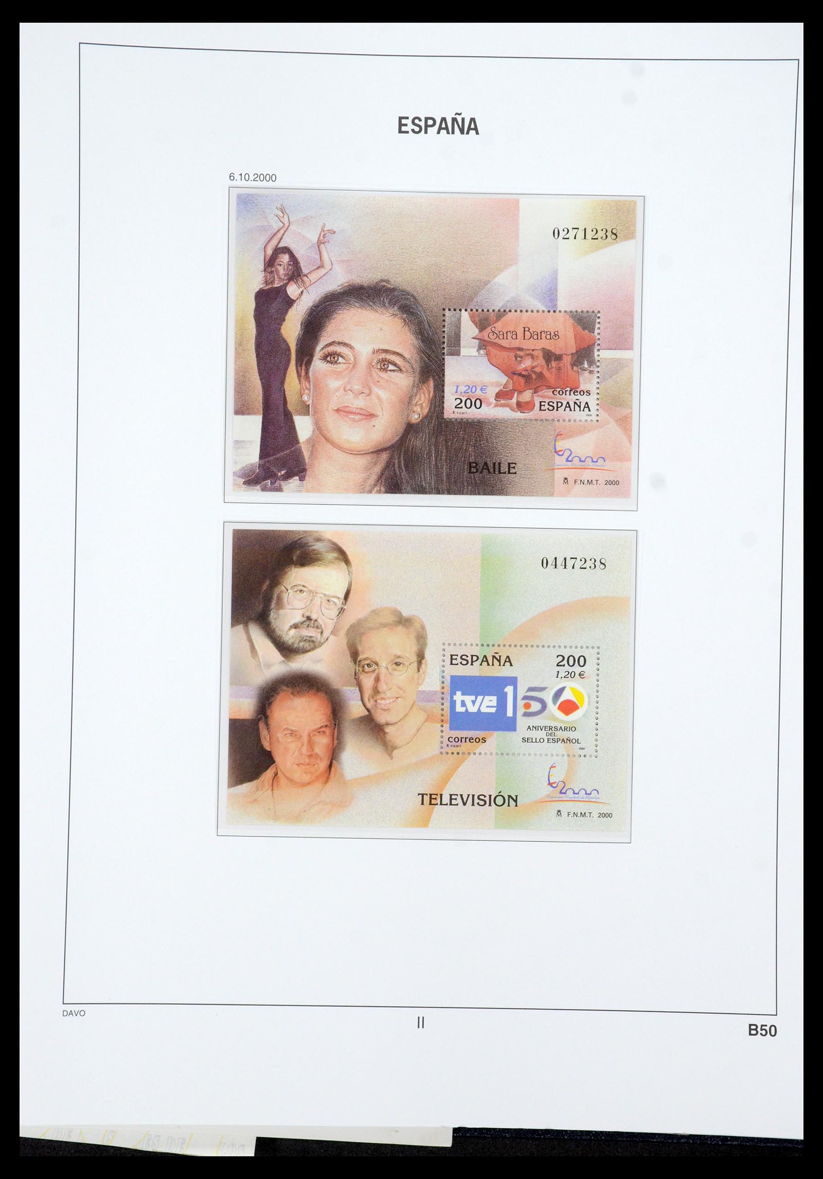 35219 283 - Postzegelverzameling 35219 Spanje 1945-2001.