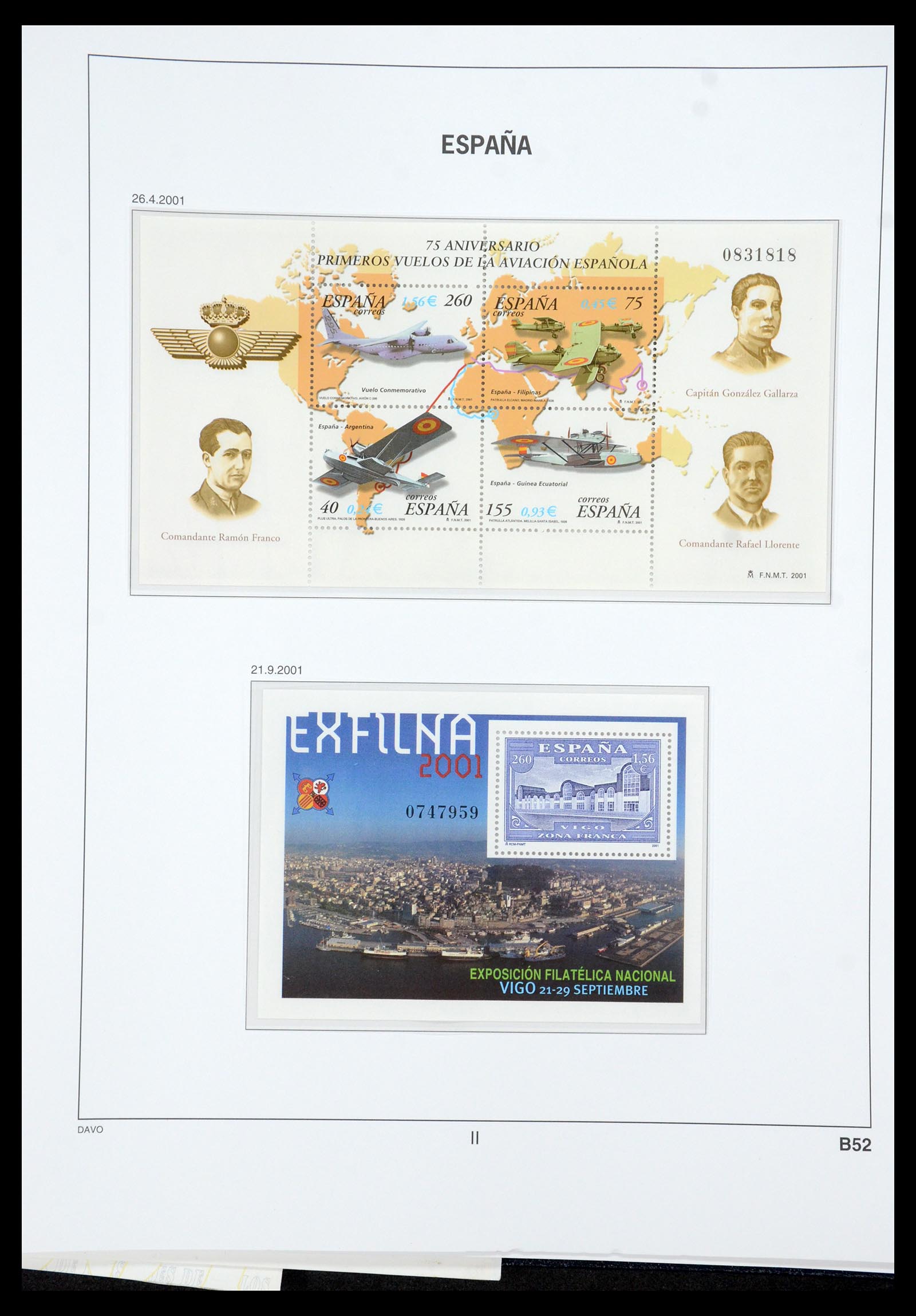 35219 291 - Postzegelverzameling 35219 Spanje 1945-2001.
