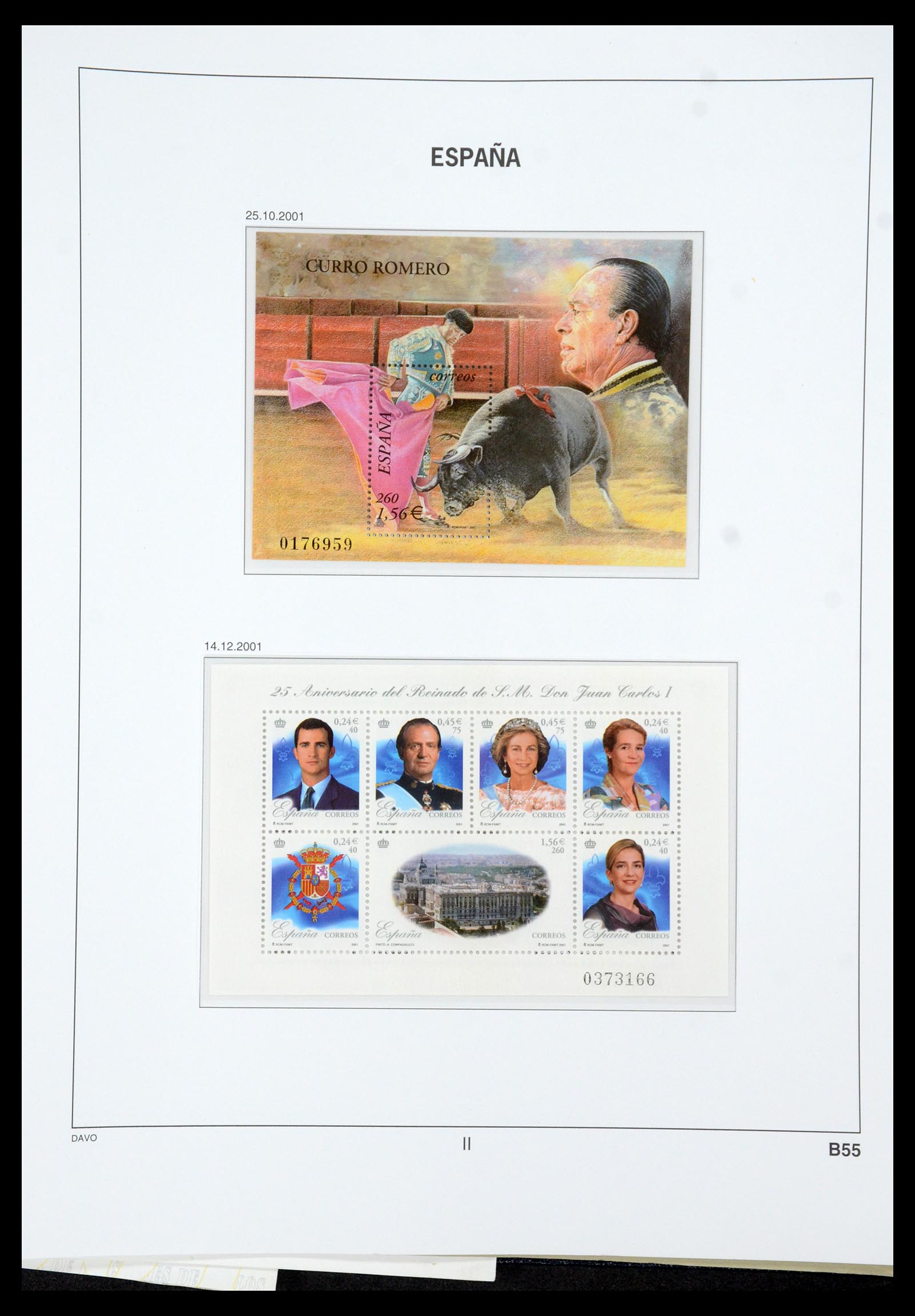 35219 293 - Postzegelverzameling 35219 Spanje 1945-2001.