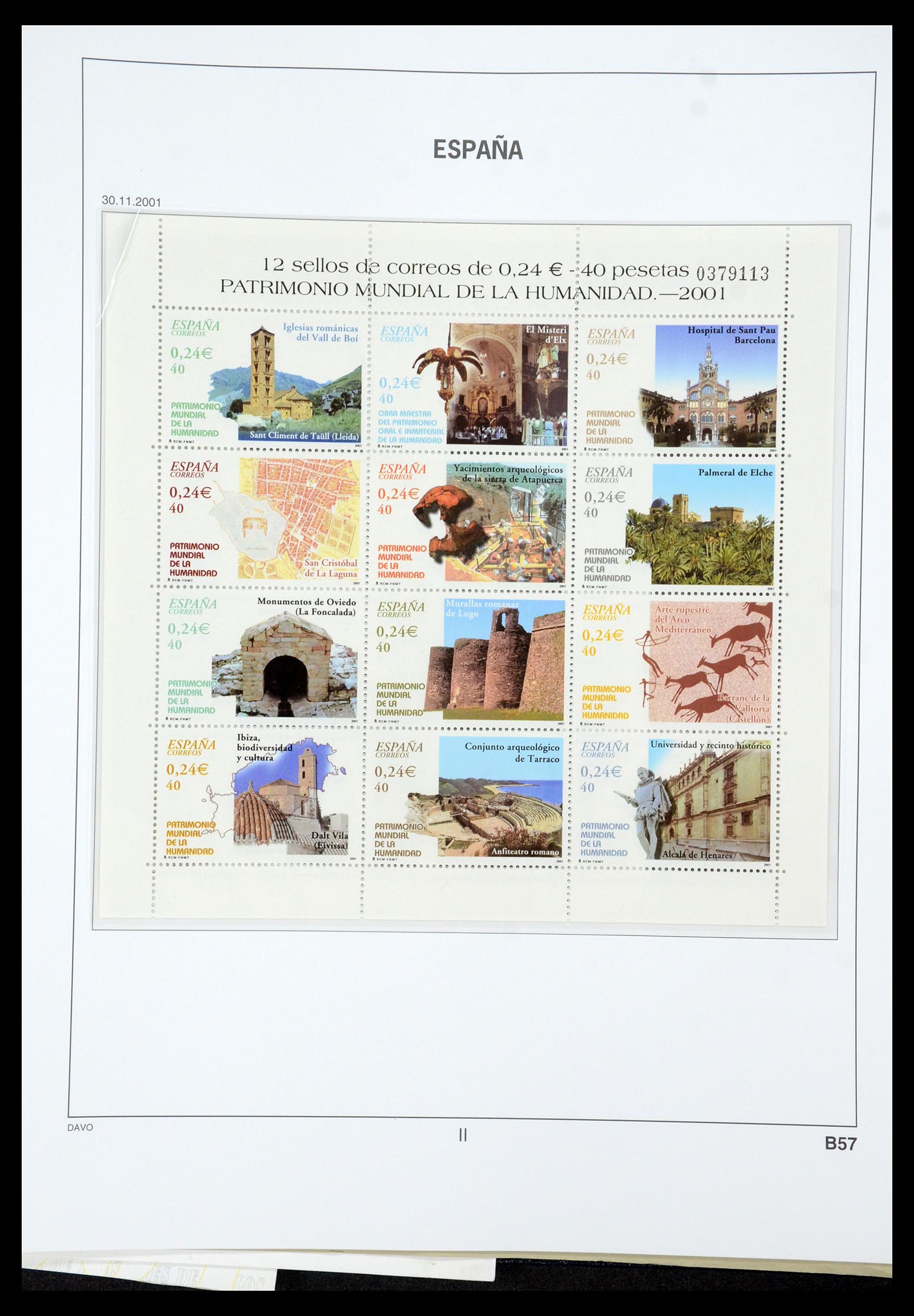 35219 295 - Postzegelverzameling 35219 Spanje 1945-2001.