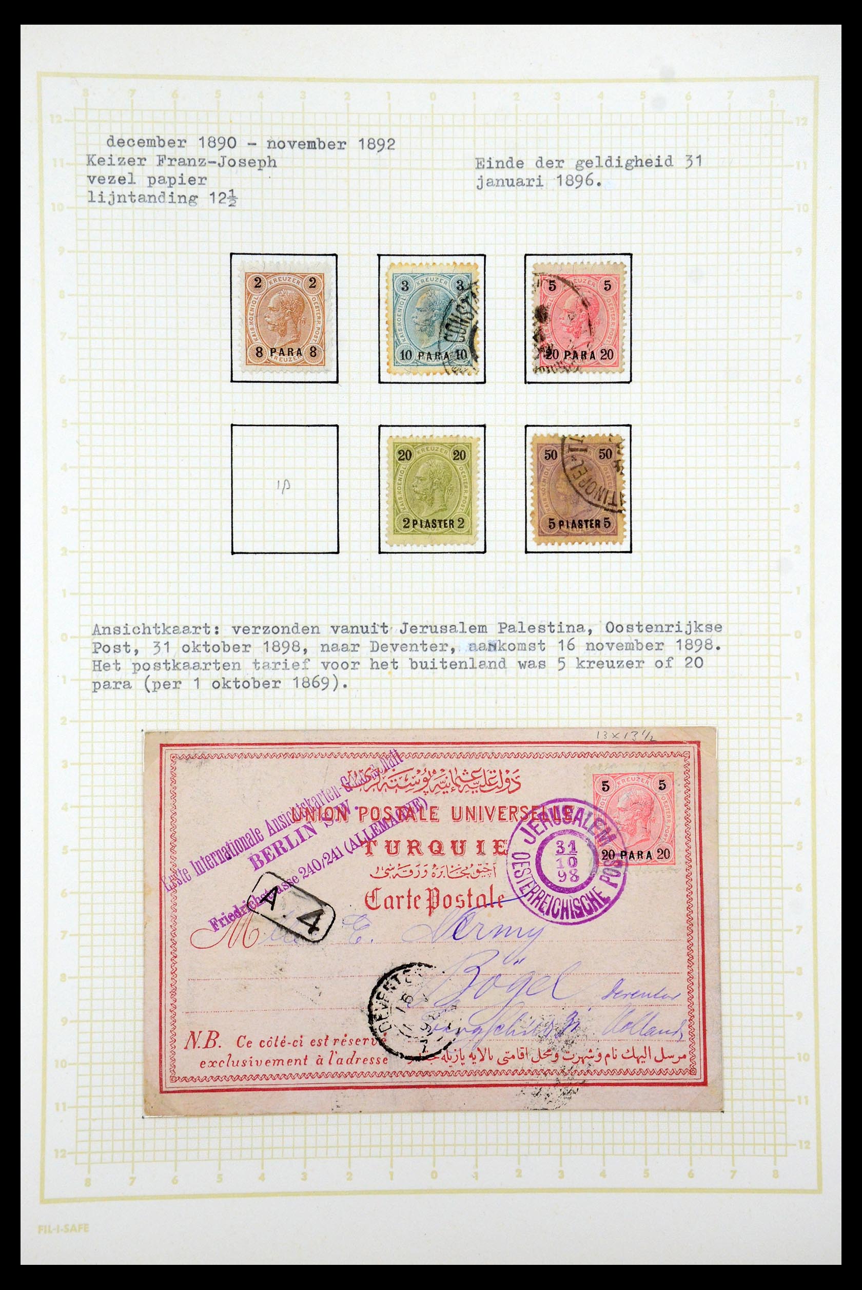 35220 017 - Stamp Collection 35220 Austrian territories 1850-1918.